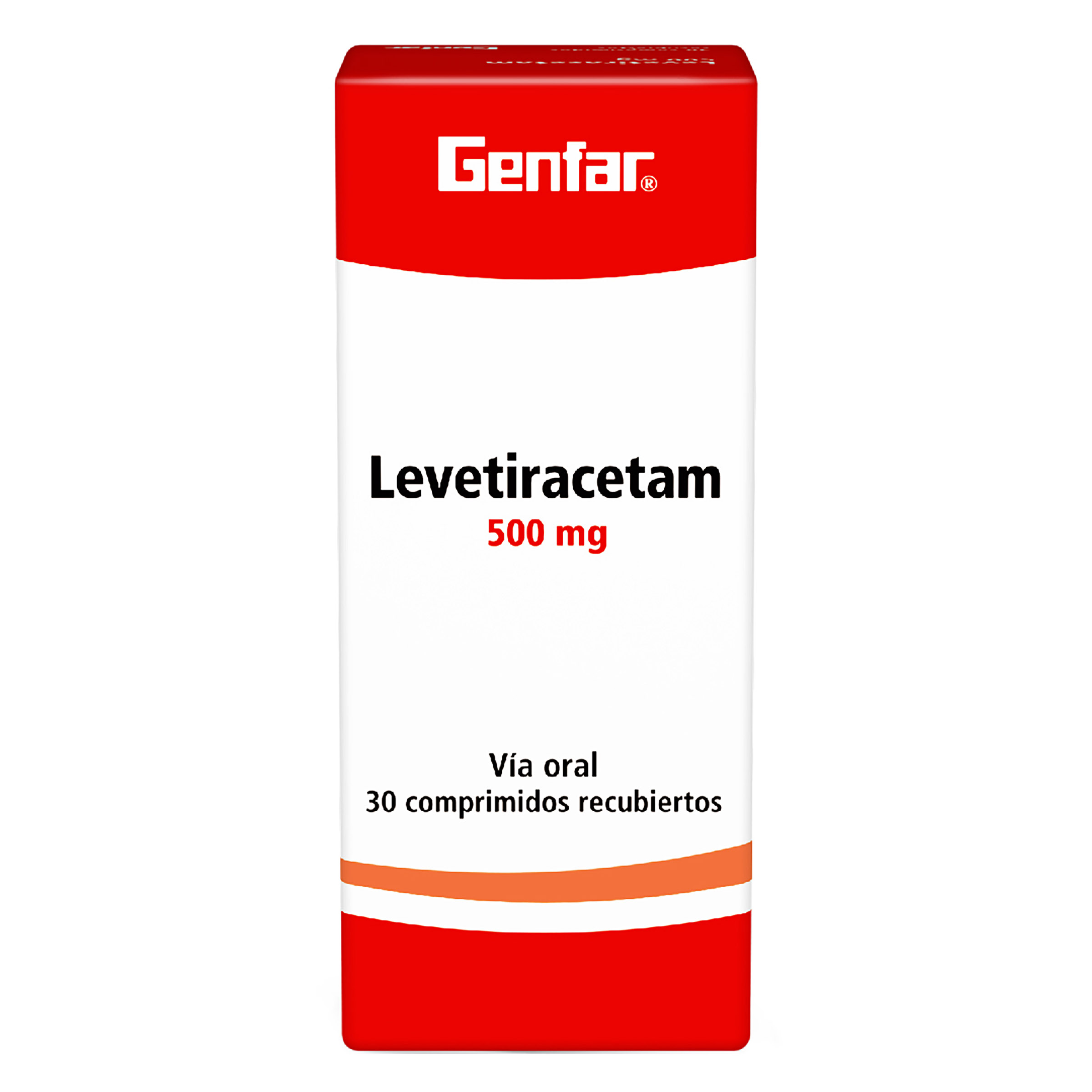 Levetiracetam 500 mg 30 tabletas Genfar