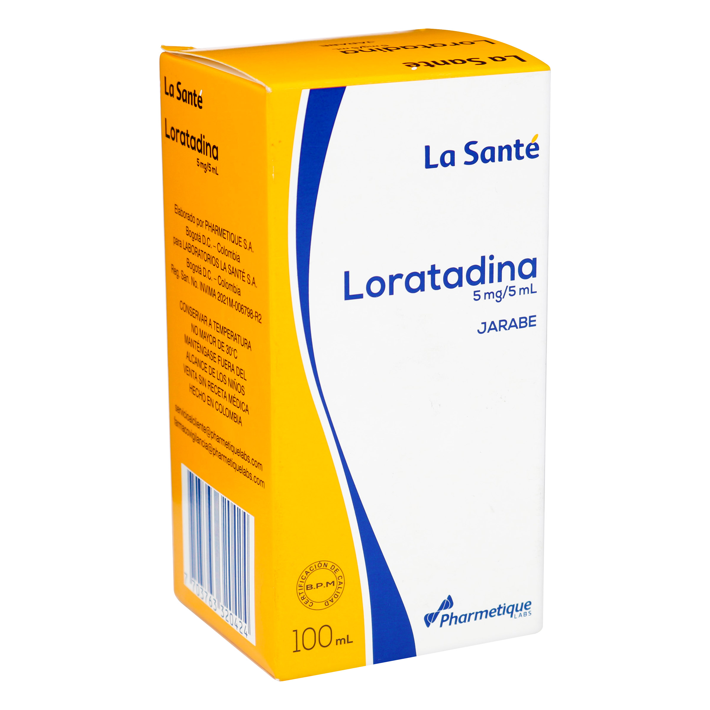 Loratadina Jarabe 100 ml – La Santé