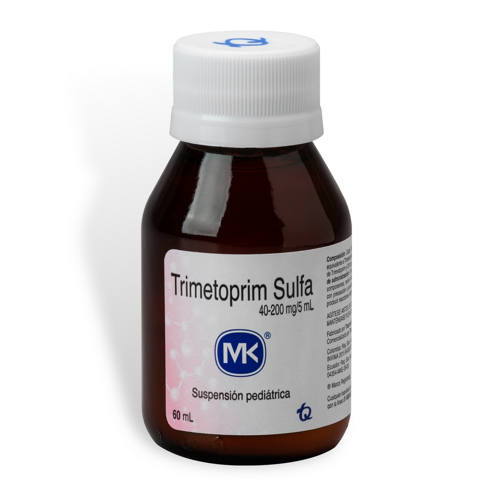 Trimetoprim-Sulfametoxazol Suspensión 60 mL MK Trimet-Sulf
