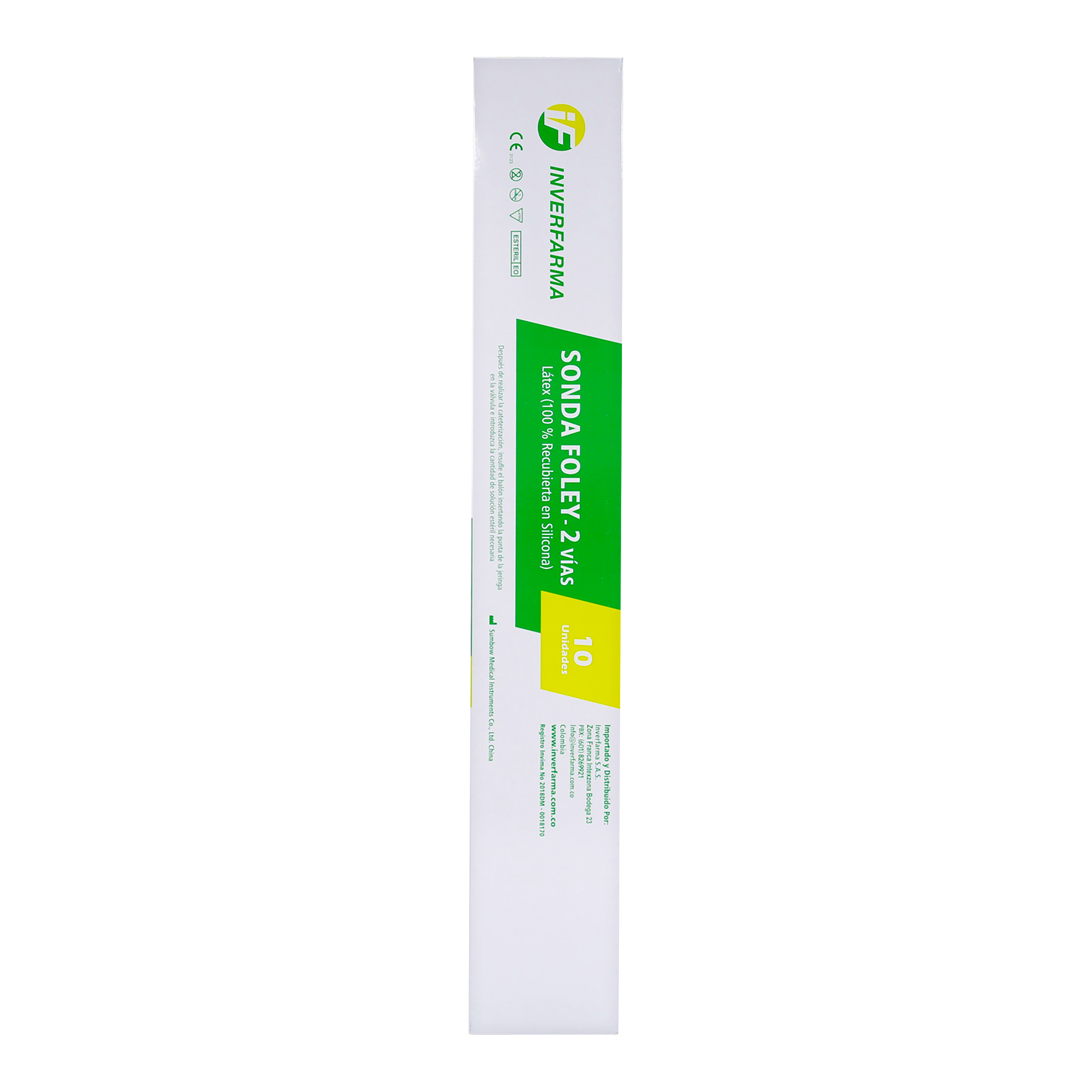 Sonda Foley 2 Vías 16 – Pack 10 uds
