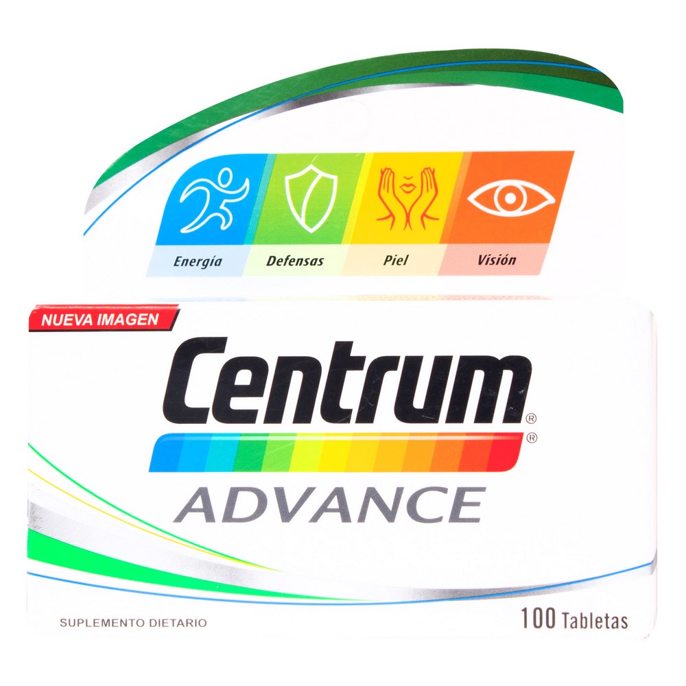 Centrum Advance 100 tabletas – Multivitamínico