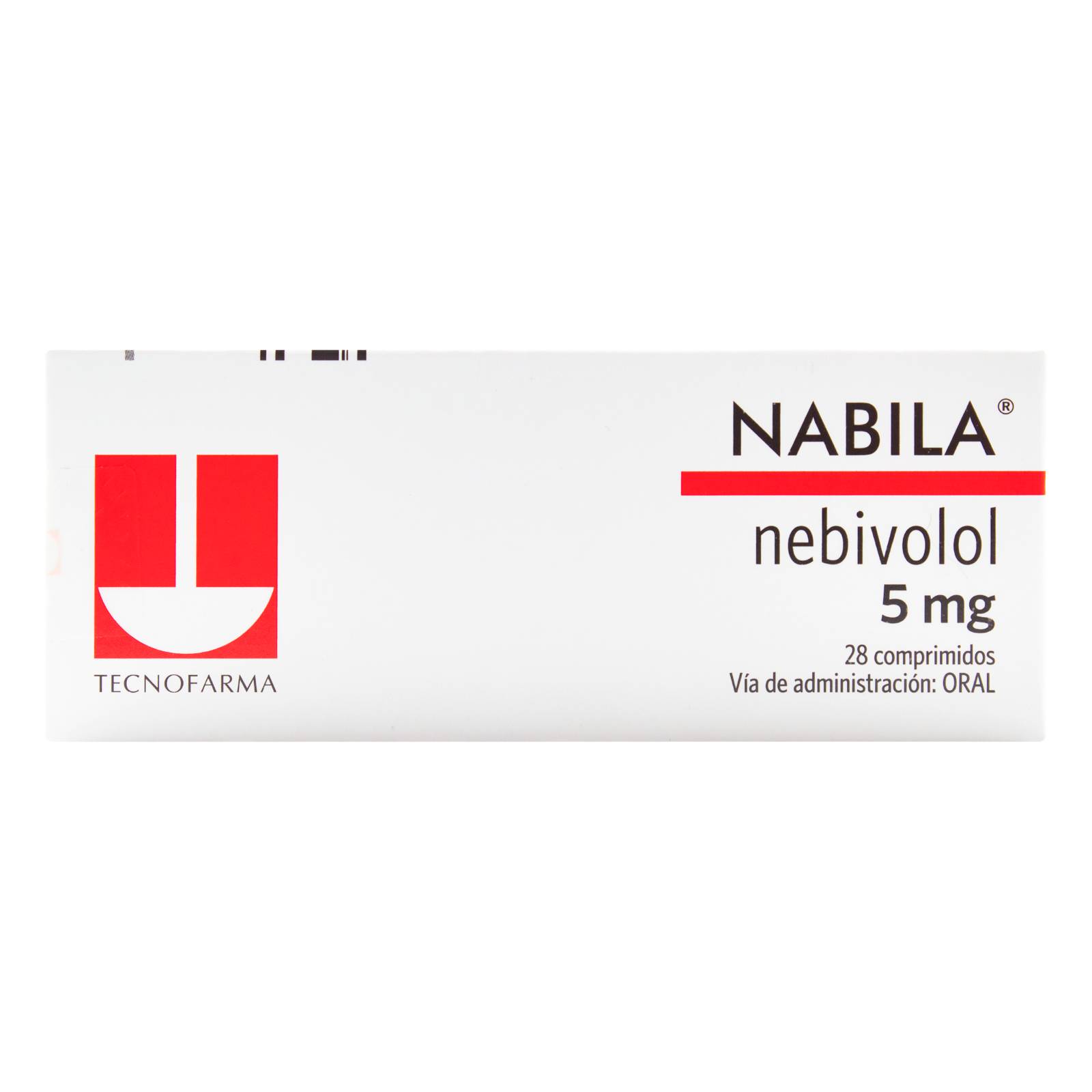 Nabila 5 mg Nebivolol - 28 cápsulas | TECNOFARMA