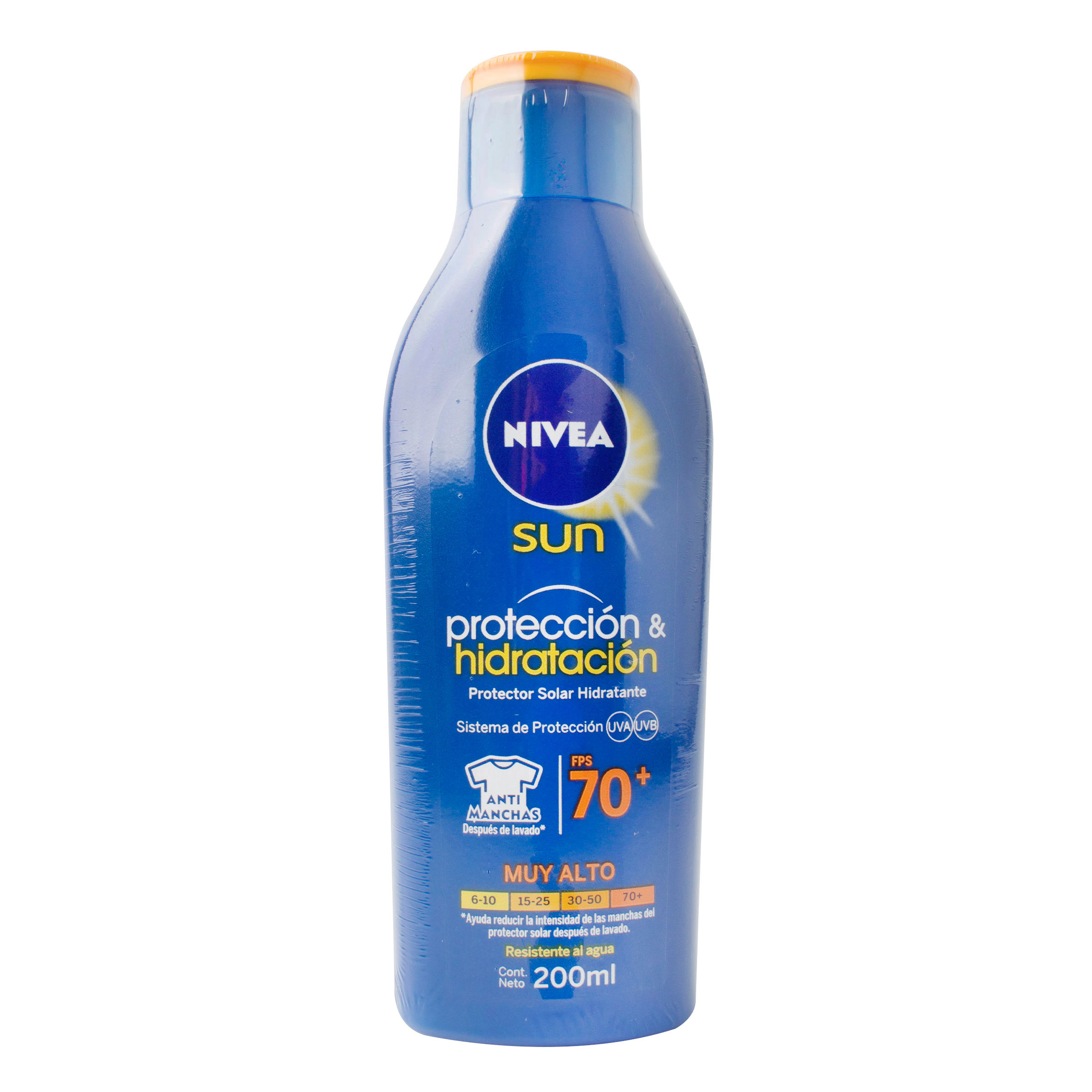 Protector solar Nivea Sun FPS70 – 200 ml