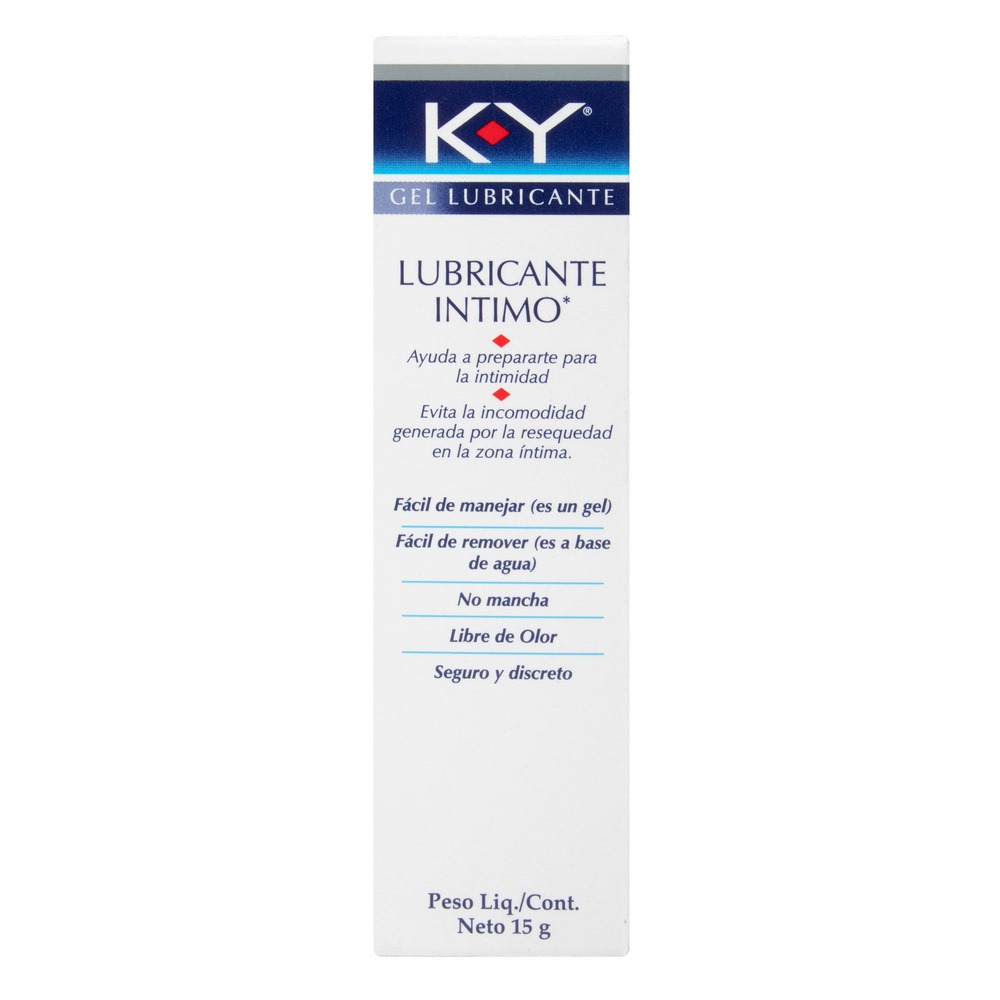 K-Y Gel Lubricante Íntimo 15 g