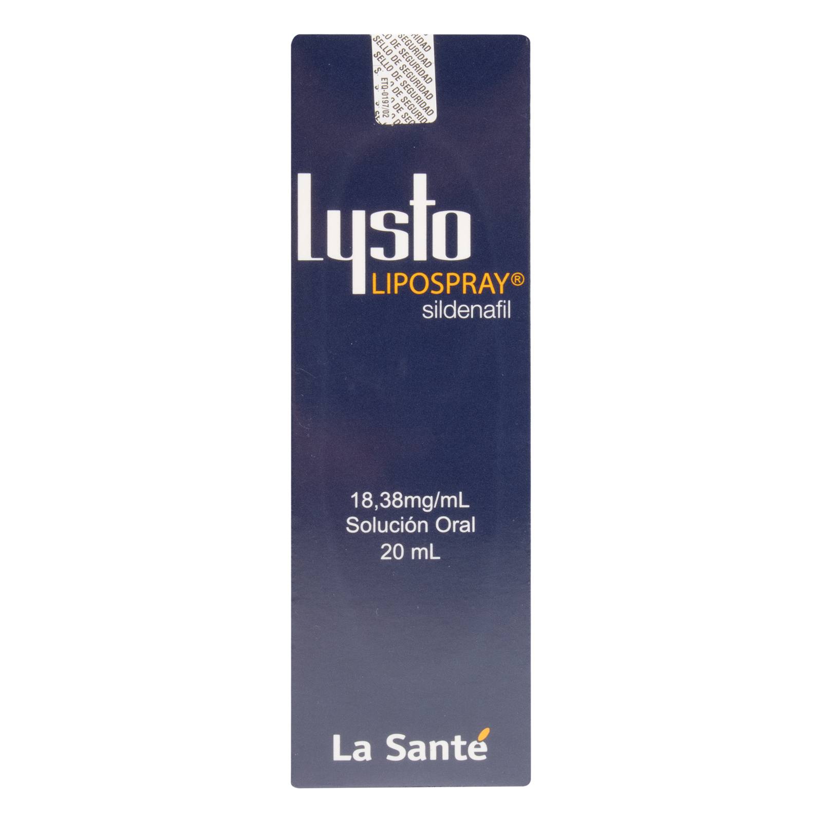 Lysto Sildenafil Spray 18.38 mg/mL – 20 ml
