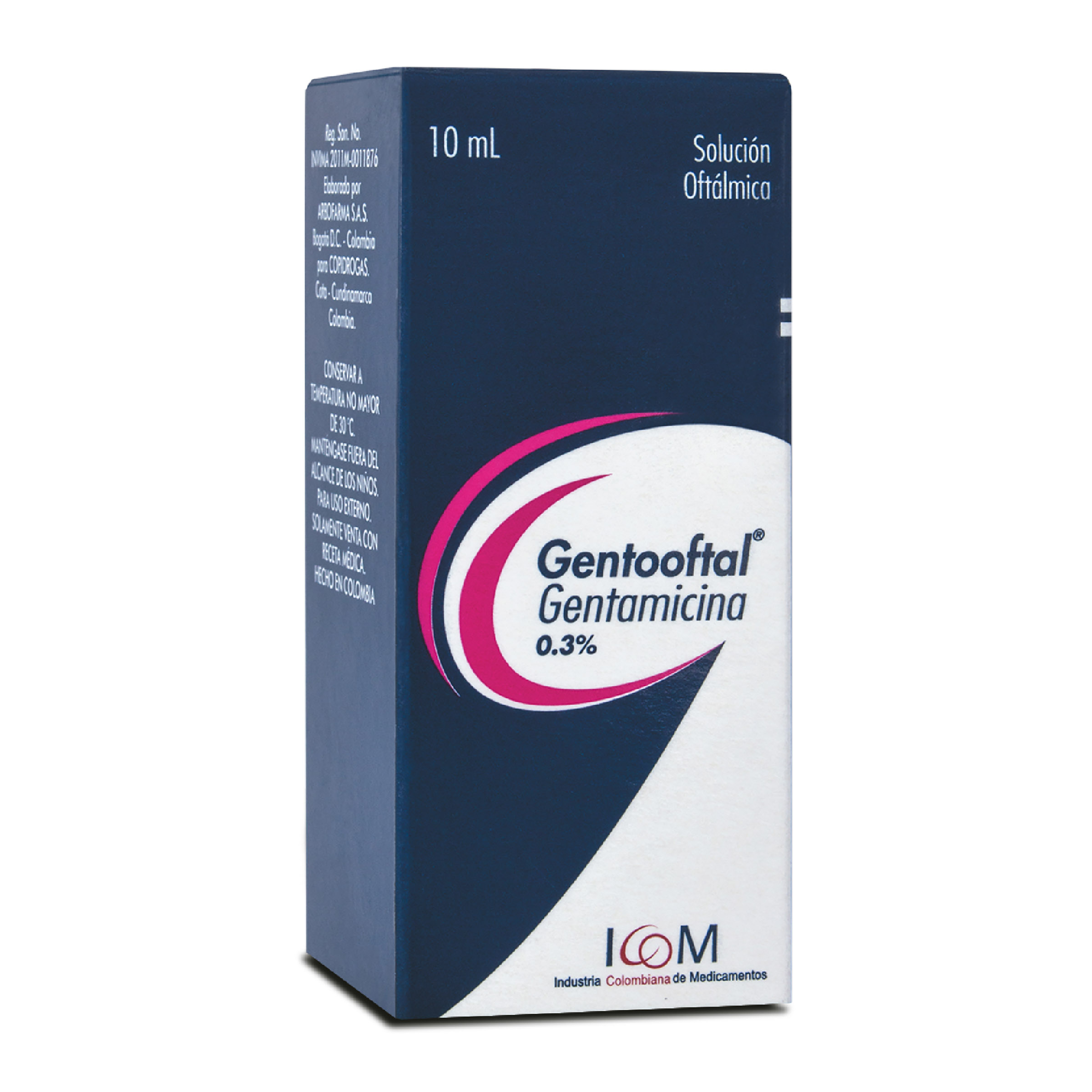 GENTOOFTAL 0.3% Gotas Oftálmicas – Gentamicina – ICOM