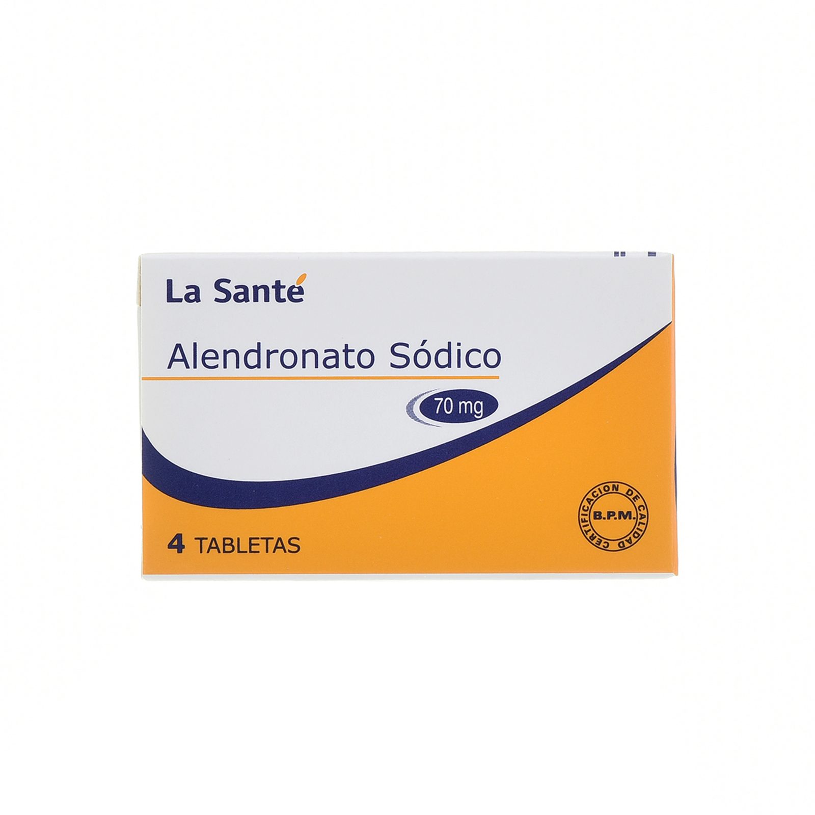 Alendronato sodico 70 mg – 4 tabletas