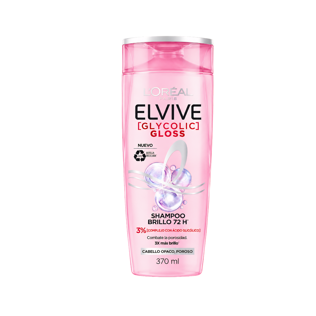 Elvive Glycolic Gloss Champú 370 ml