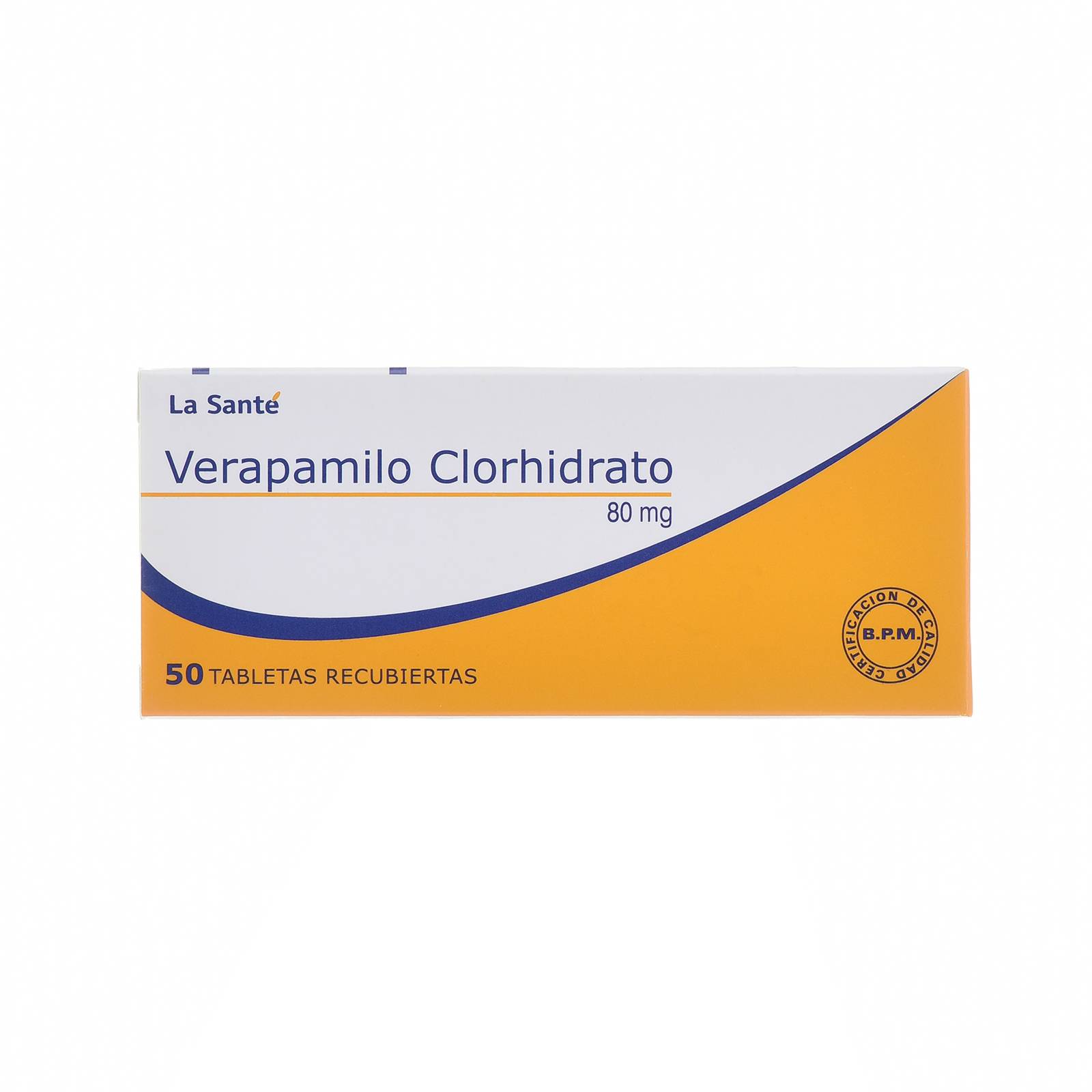 Verapamilo 80 mg – 50 tabletas | La Santé