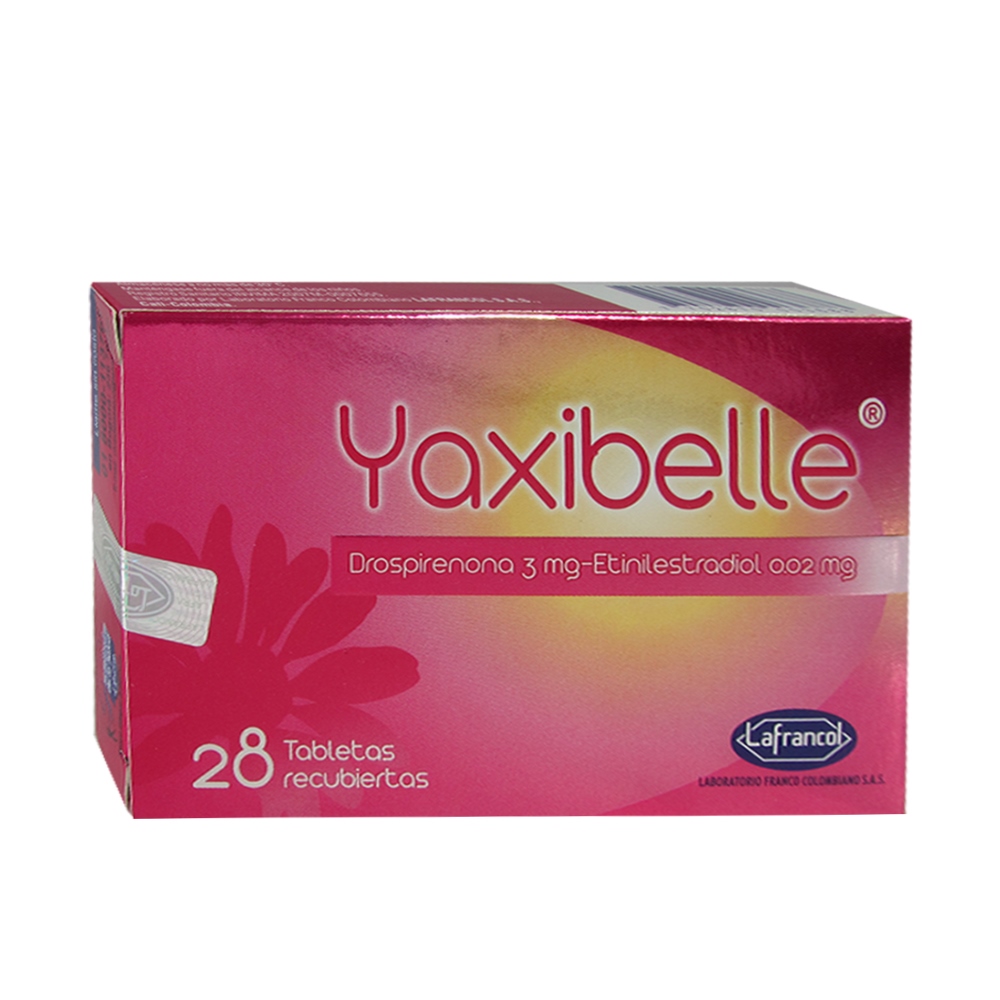 YAXIBELLE 28 comprimidos – Drospirenona y etinilestradiol