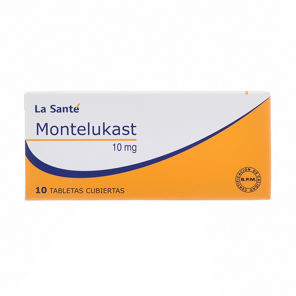 Montelukast 10 mg 10 tabletas – La Santé