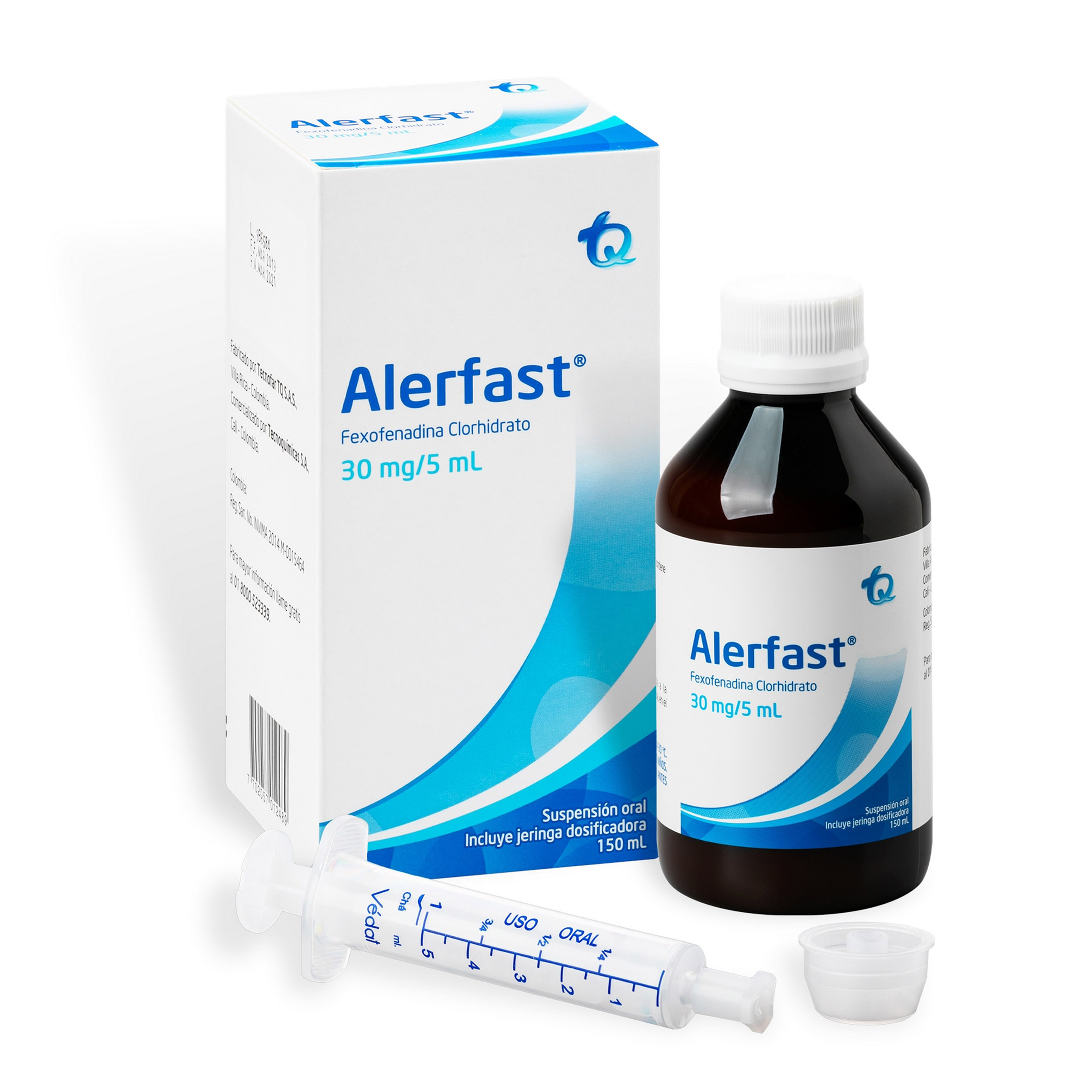 ALERFAST Pediátrico Suspensión Oral 150 mL – Fexofenadina