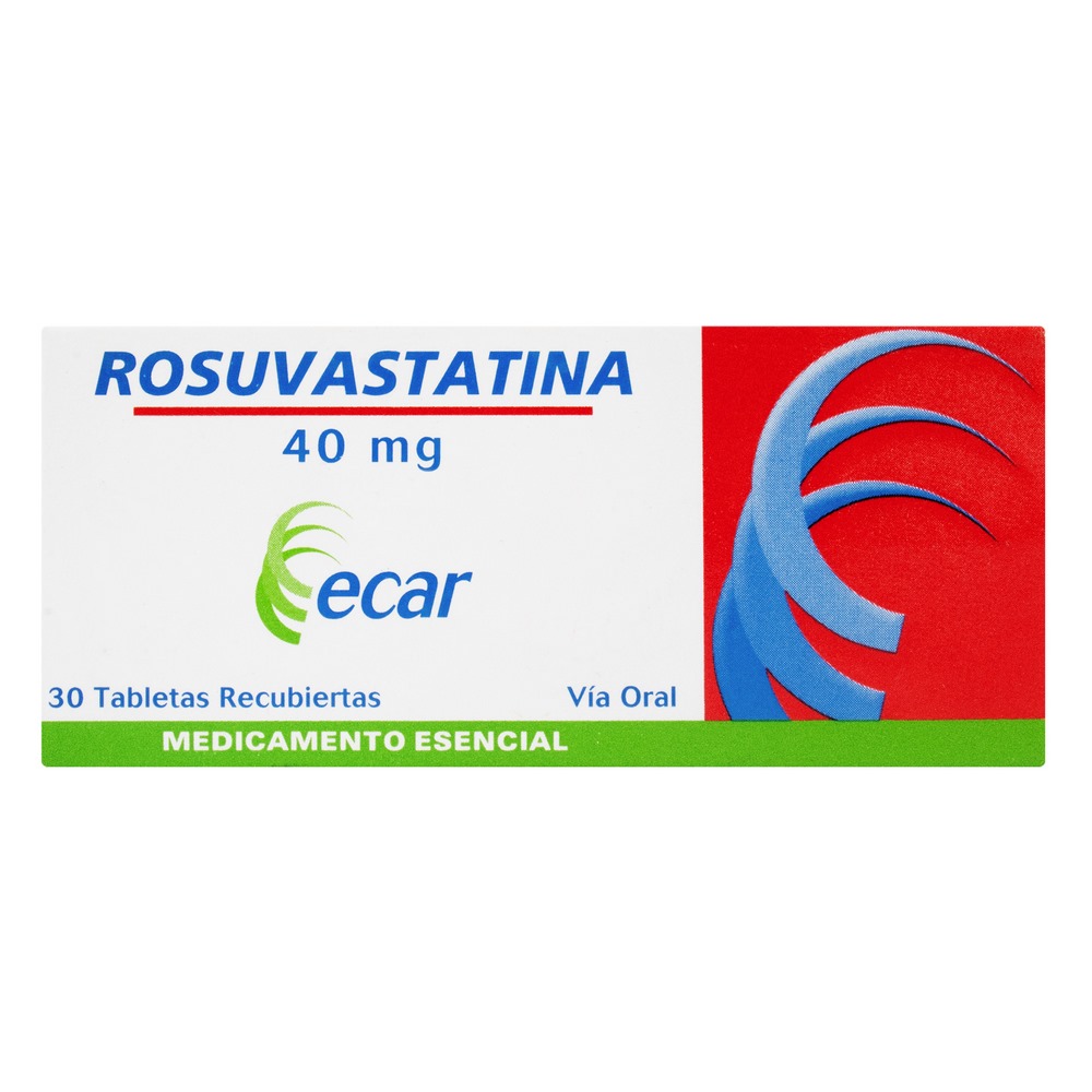 Rosuvastatina 40 mg - 30 comprimidos - ECAR
