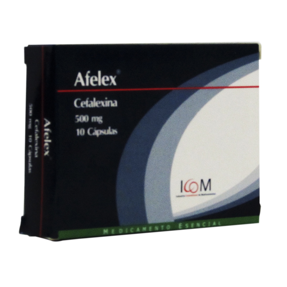 Cefalexina 500 mg - 10 cápsulas | ICOM