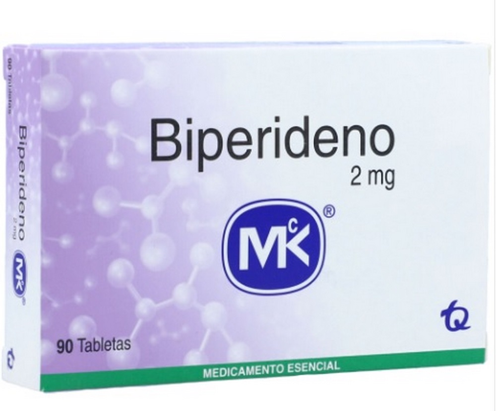Biperideno 2 mg – 90 tabletas (MK Biperideno)
