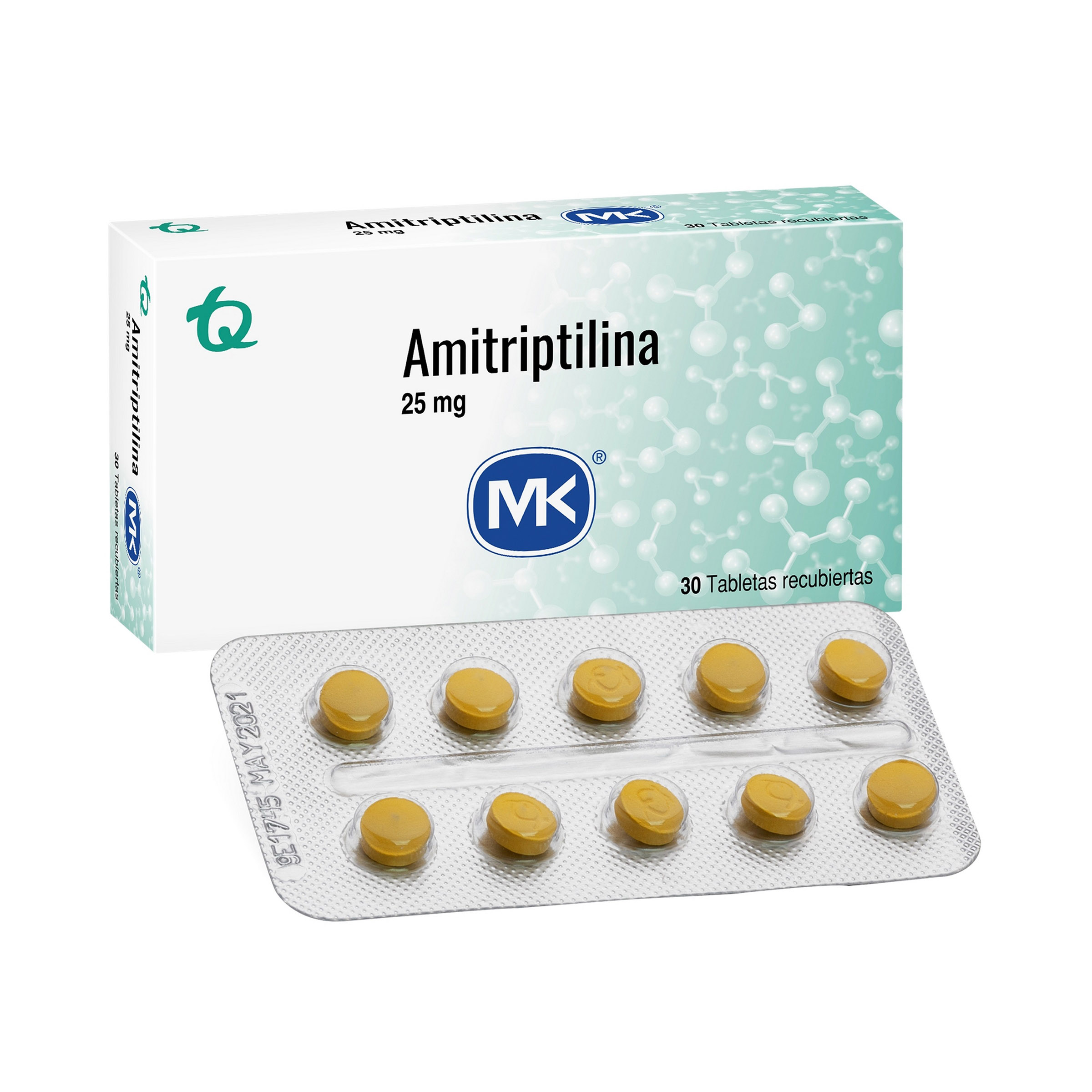 Amitriptilina 25 mg – 30 tabletas