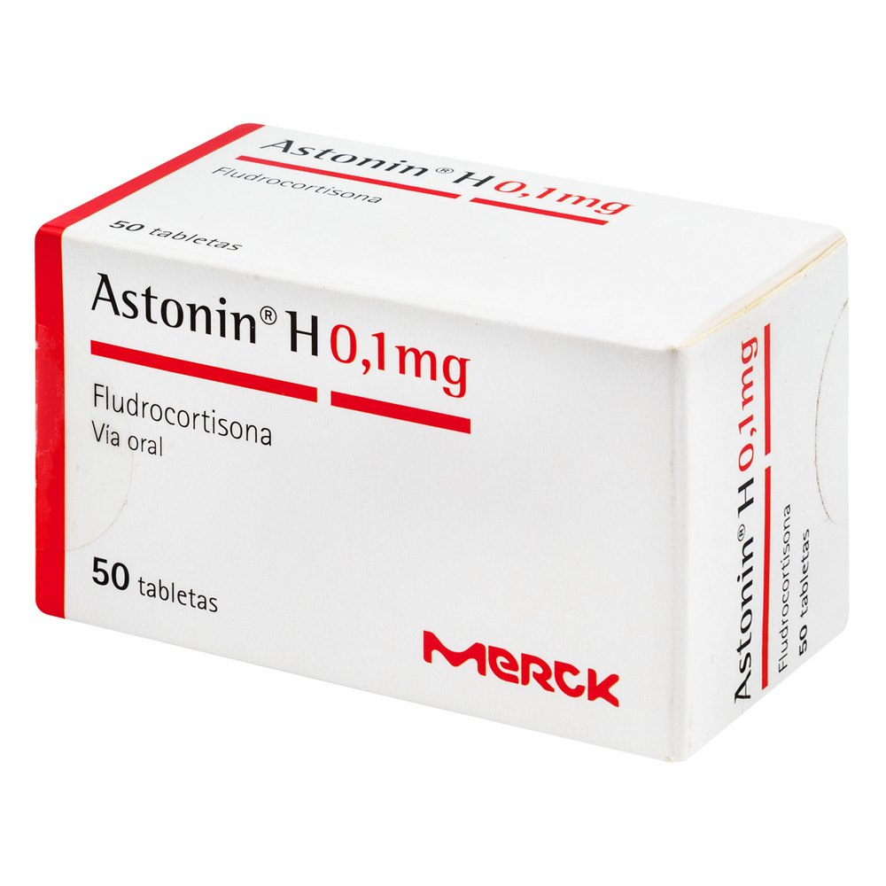 Astonin H 0,1 mg – 50 tabletas (fluorhidrocortisona)