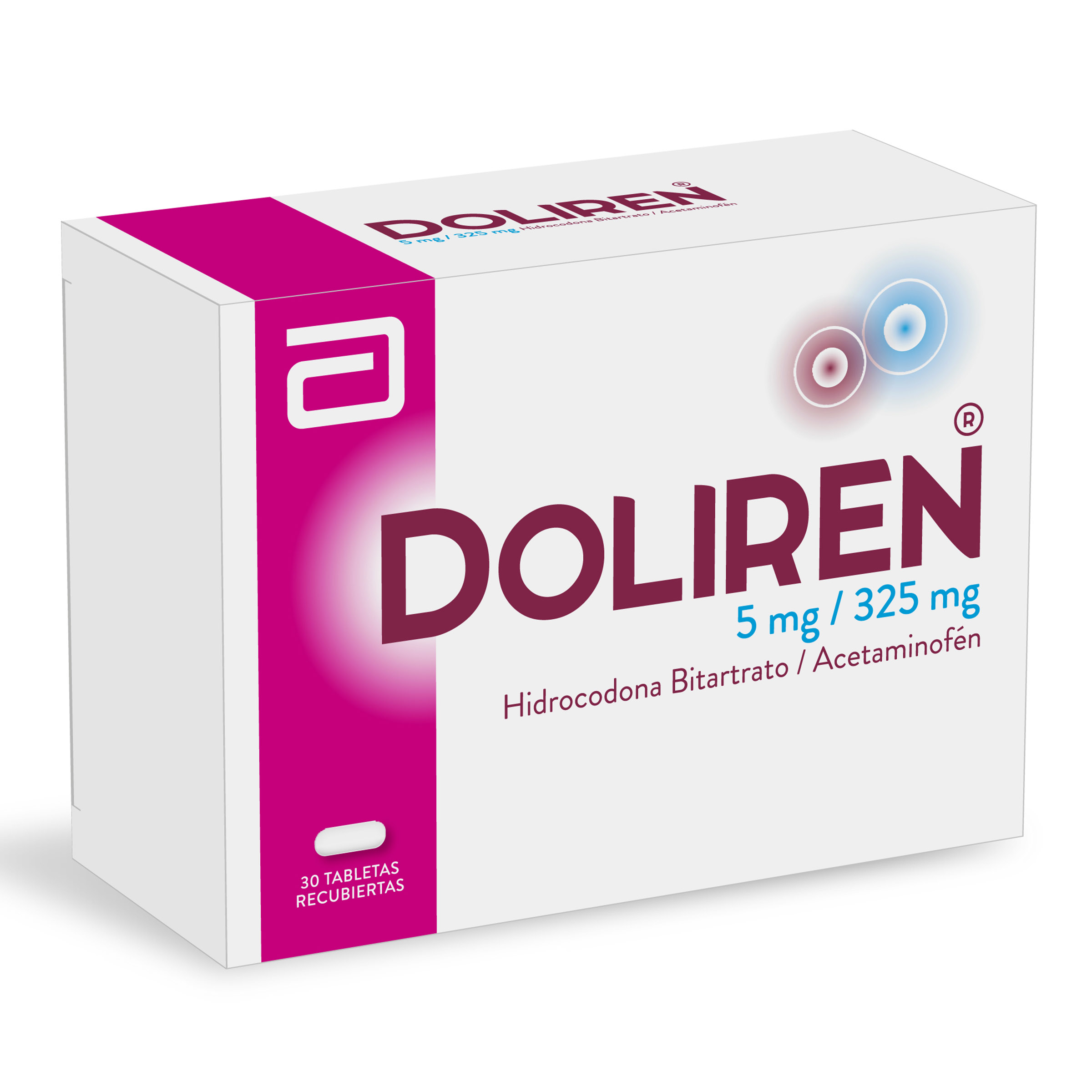Doliren 5 mg/325 mg – 30 tabletas