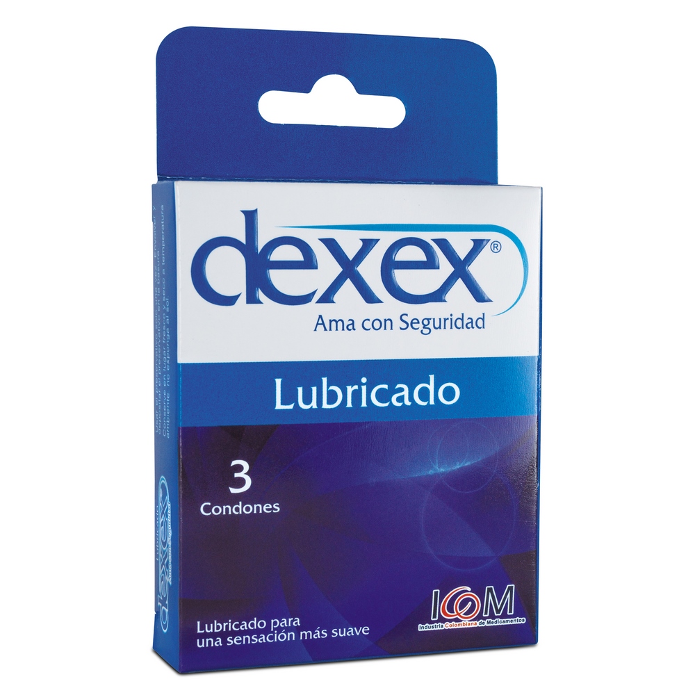 DEXEX LUBRICADO 3 UNIDADES ICOM PRESERVATIVOS