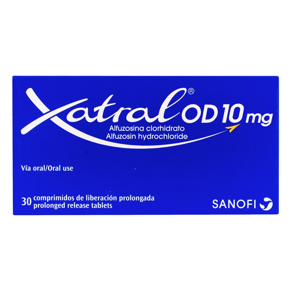 Xatral OD 10 mg - 30 tabletas