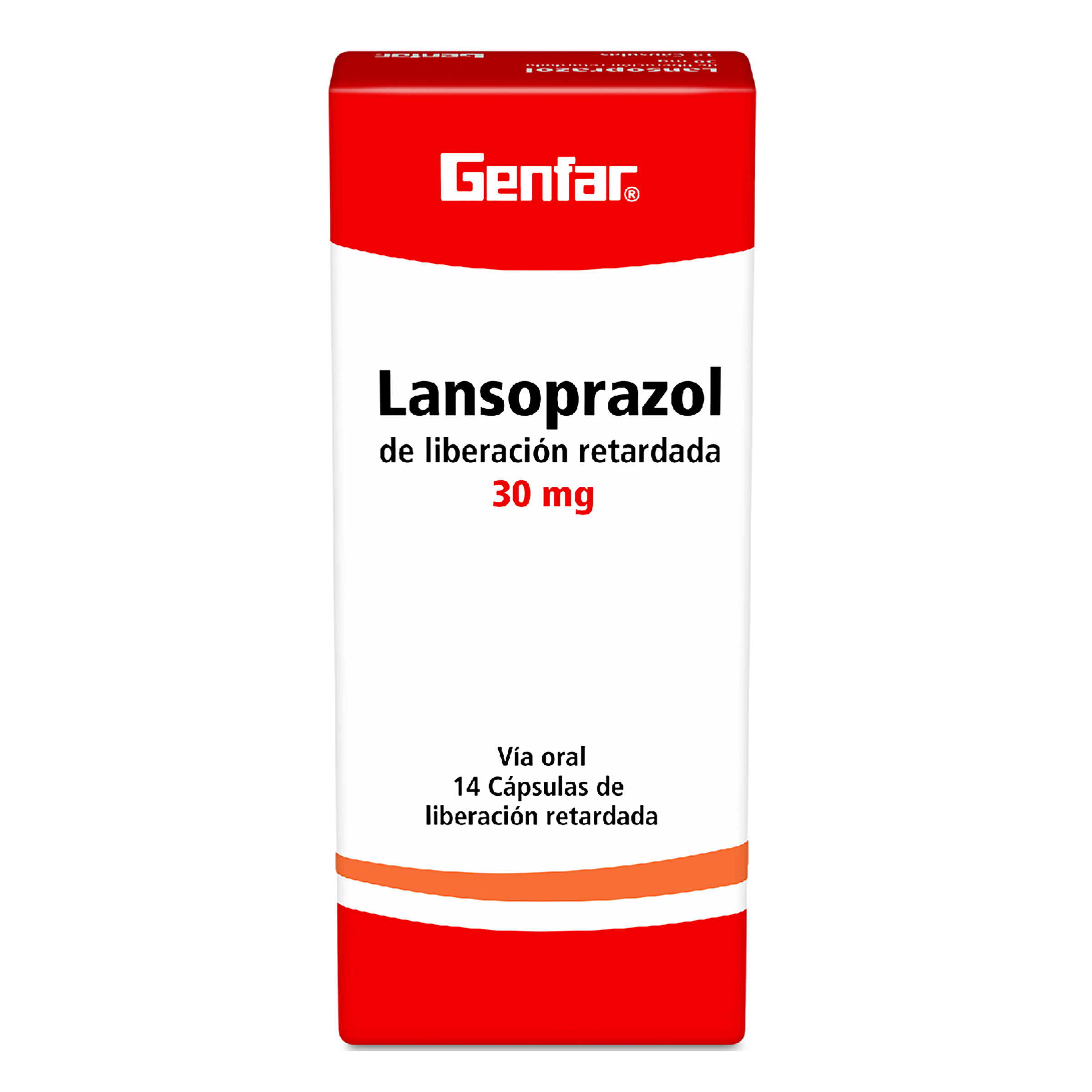 Lansoprazol 30 mg 14 cápsulas