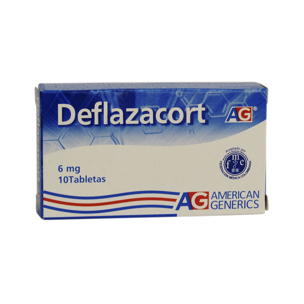 Deflazacort 6 mg – 10 tabletas Lafrancol