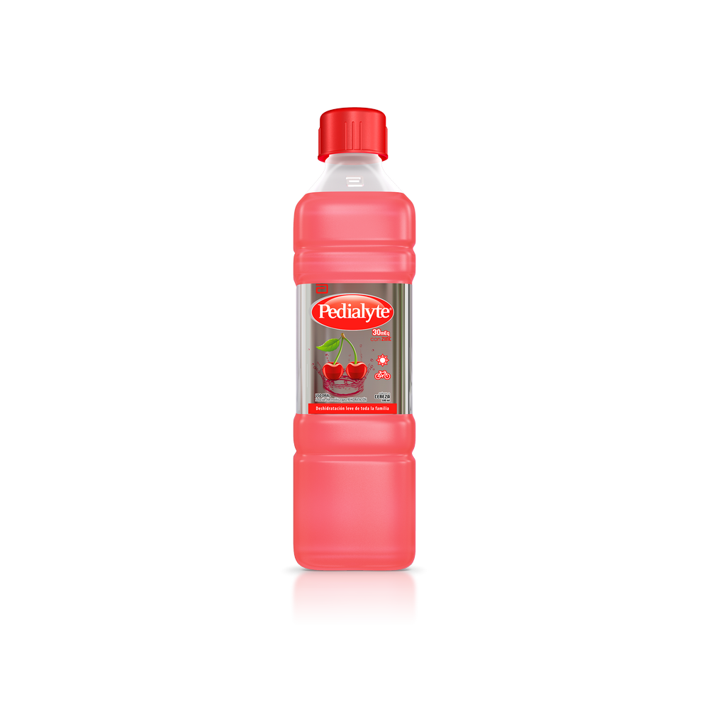 Pedialyte con Zinc 500 ml sabor cereza