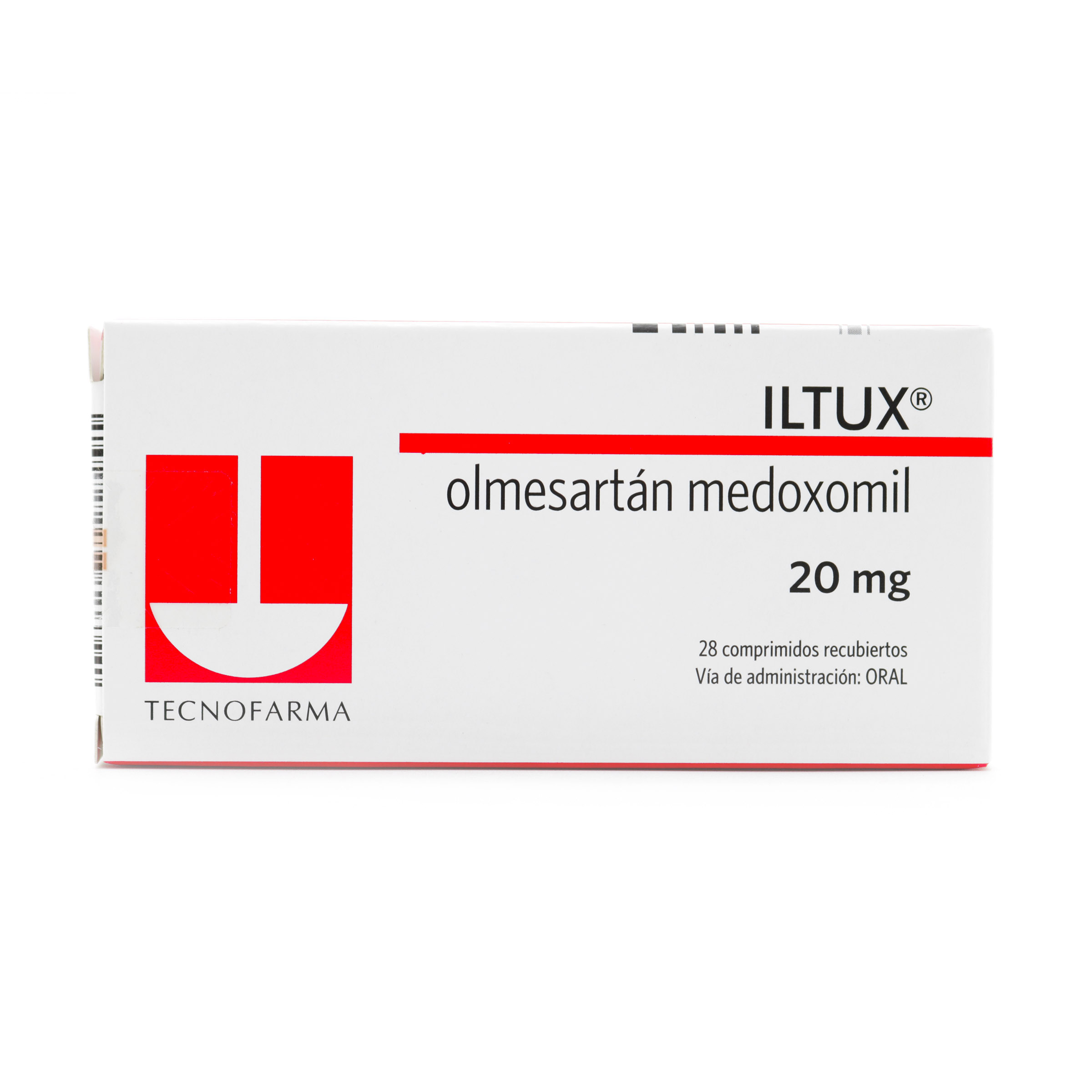 Olmesartán Medoxomil 20 mg – ILTUX, 28 comprimidos