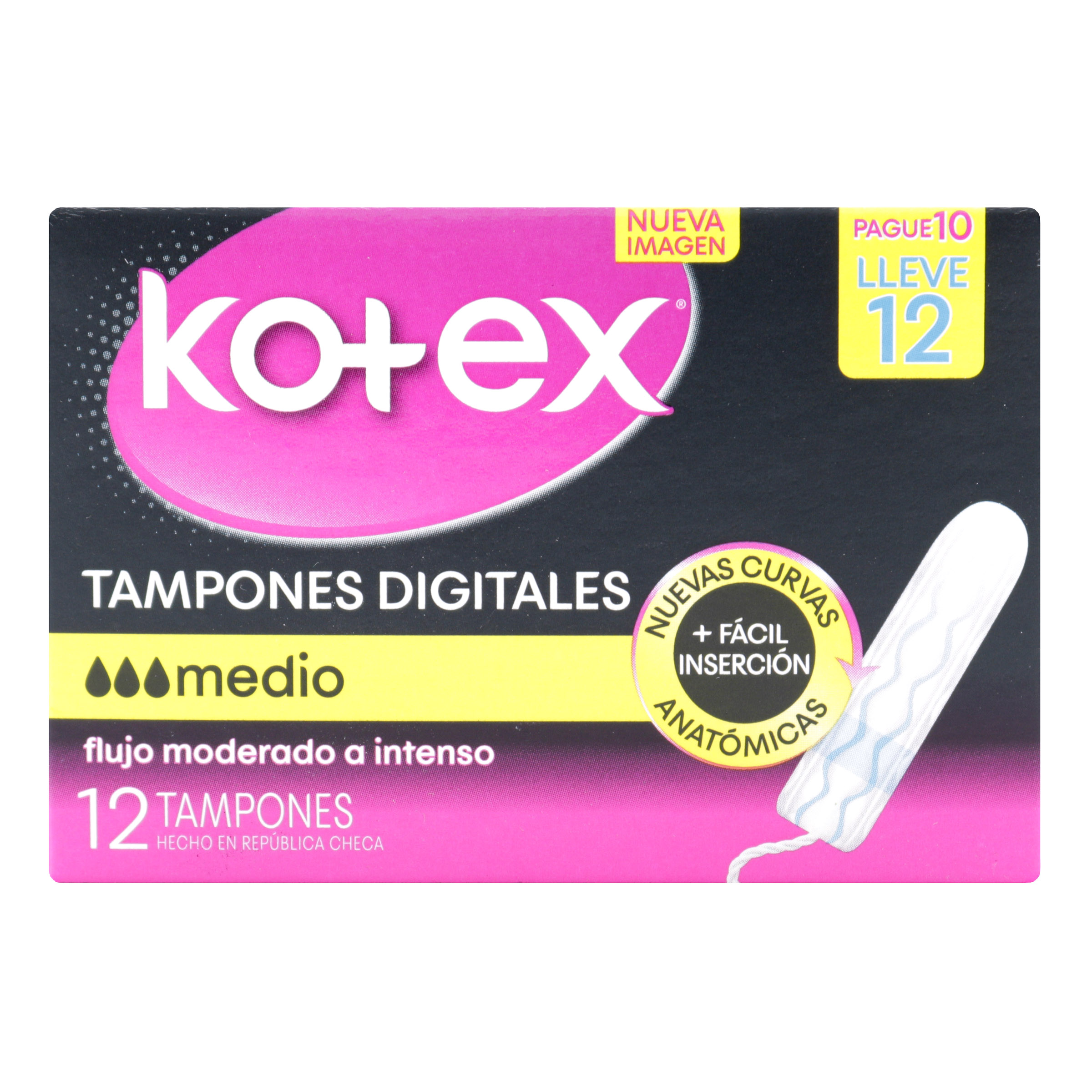 Tampones Kotex Med Promoción Pague 10 Lleve 12