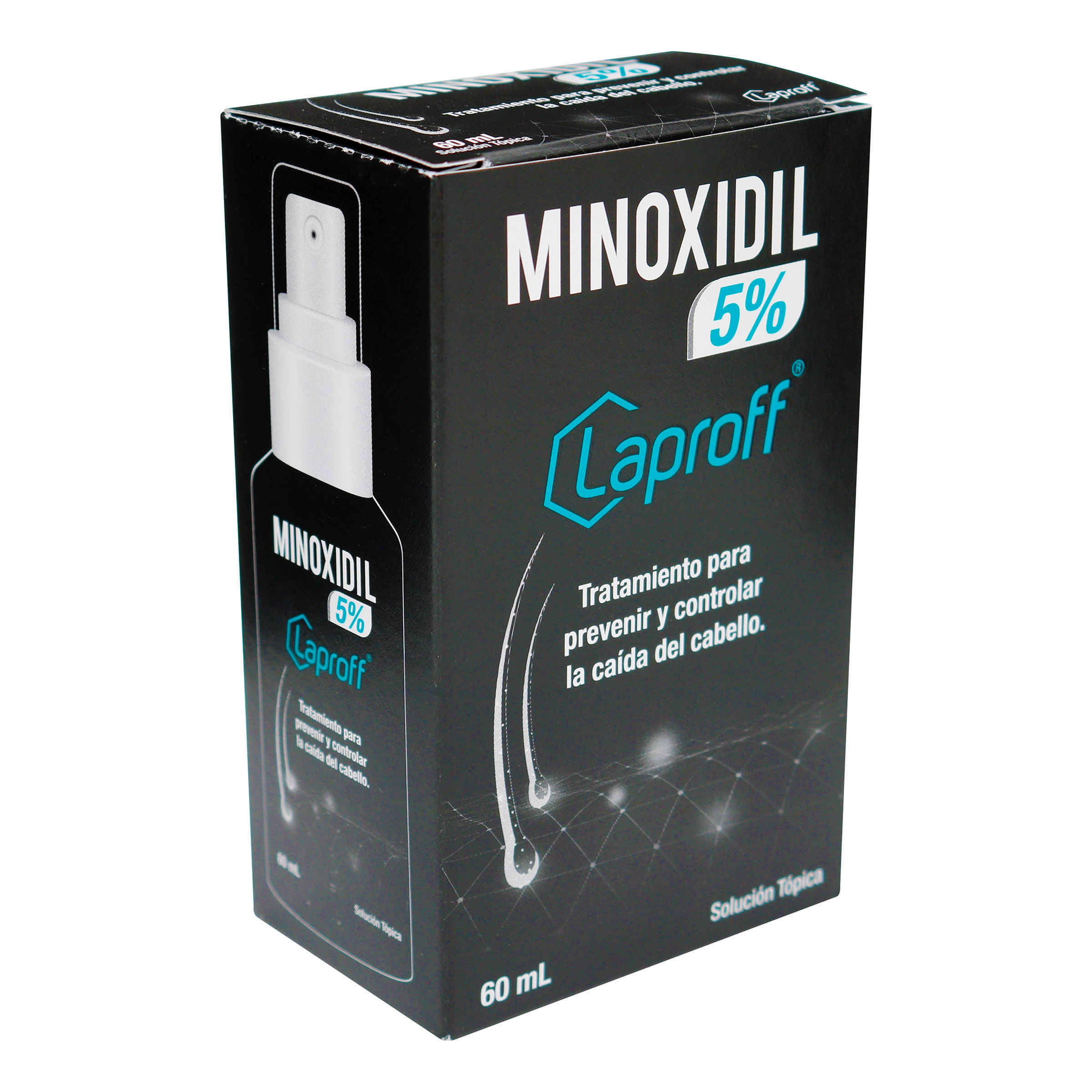 Minoxidil 5% Solución Tópica 60 ml | LAPROFF