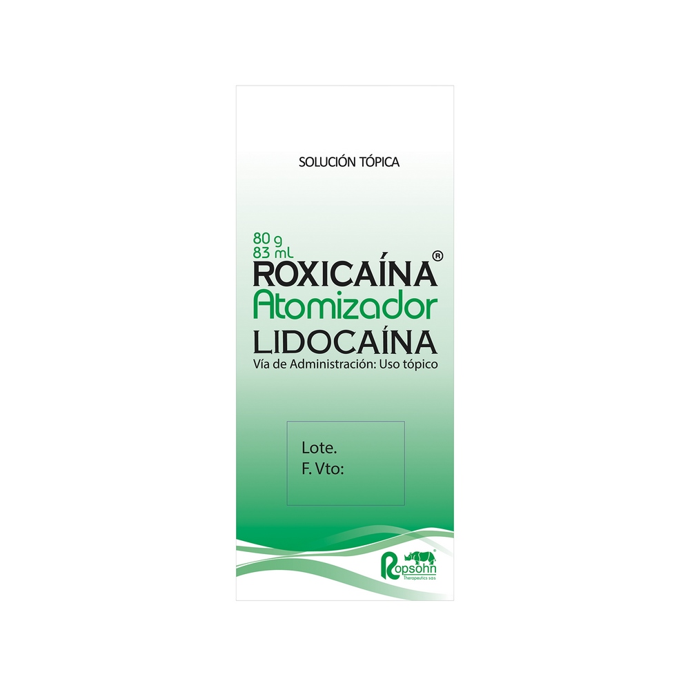 Roxicaina Spray 83 ml – Lidocaína