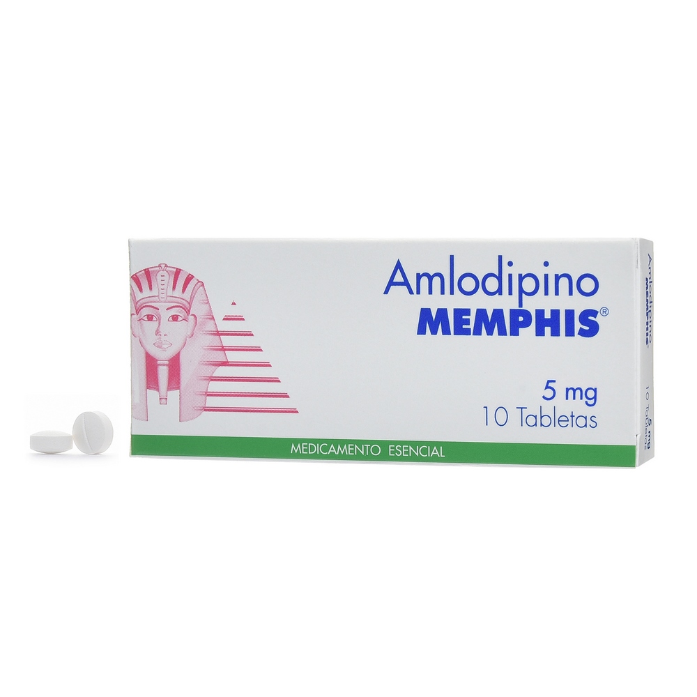Amlodipino 5 mg – 10 tabletas