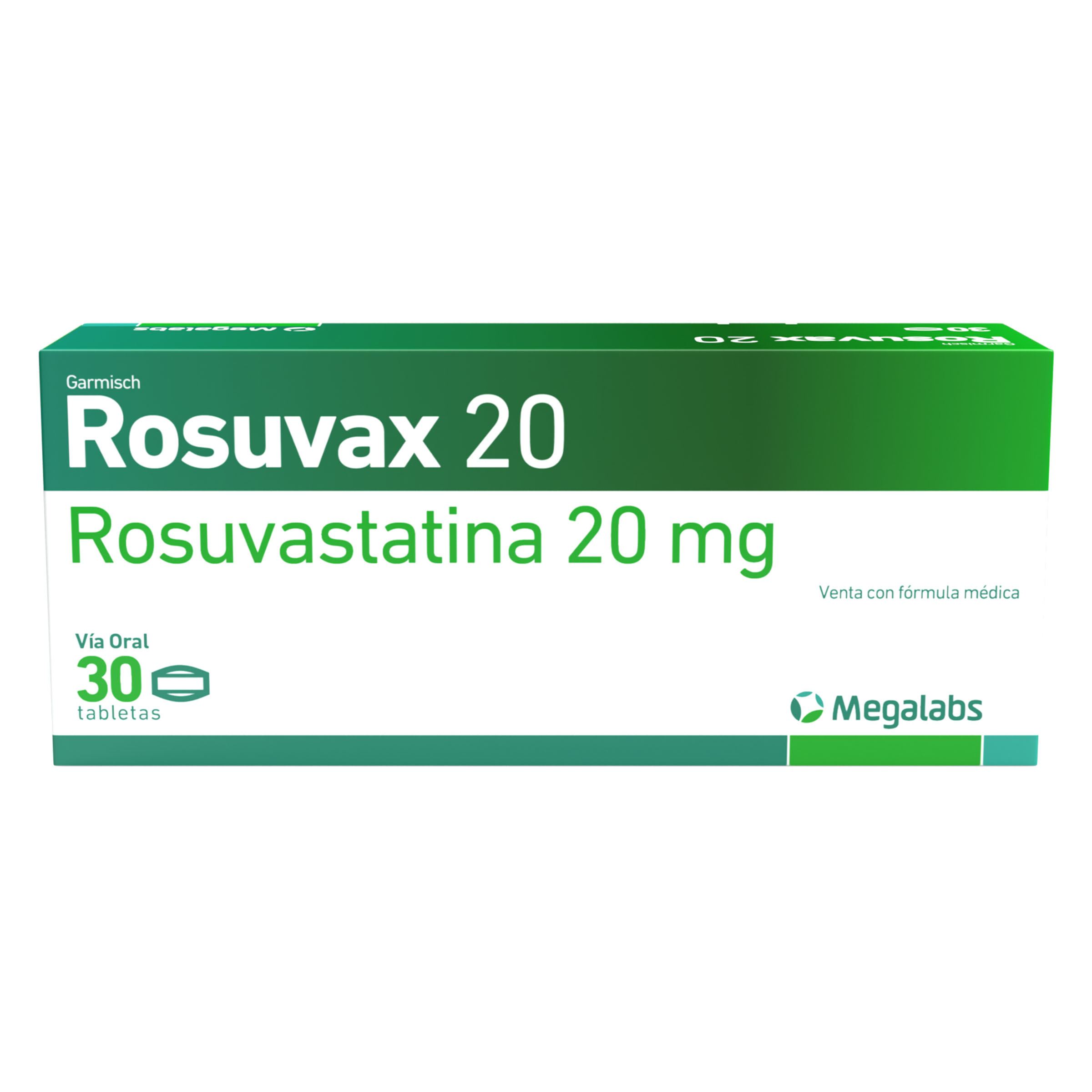 Rosuvax 20 mg – 30 tabletas de rosuvastatina