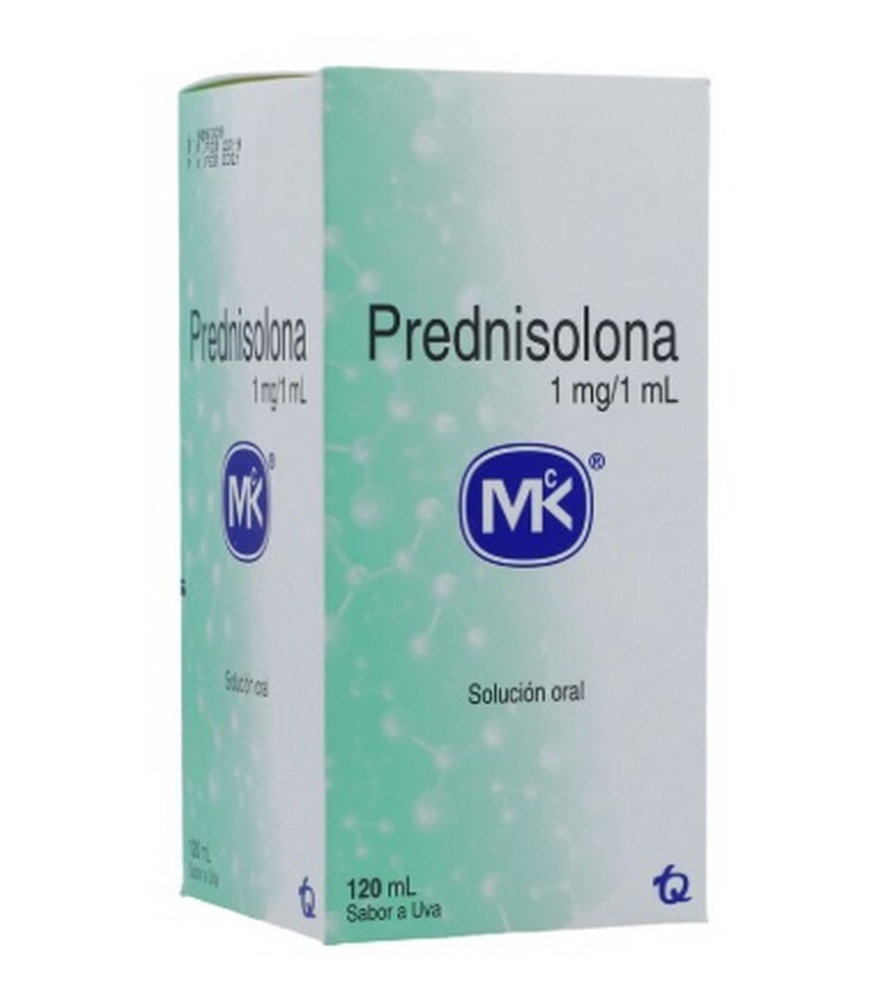 Prednisolona 1 mg/mL Solución oral 120 ml