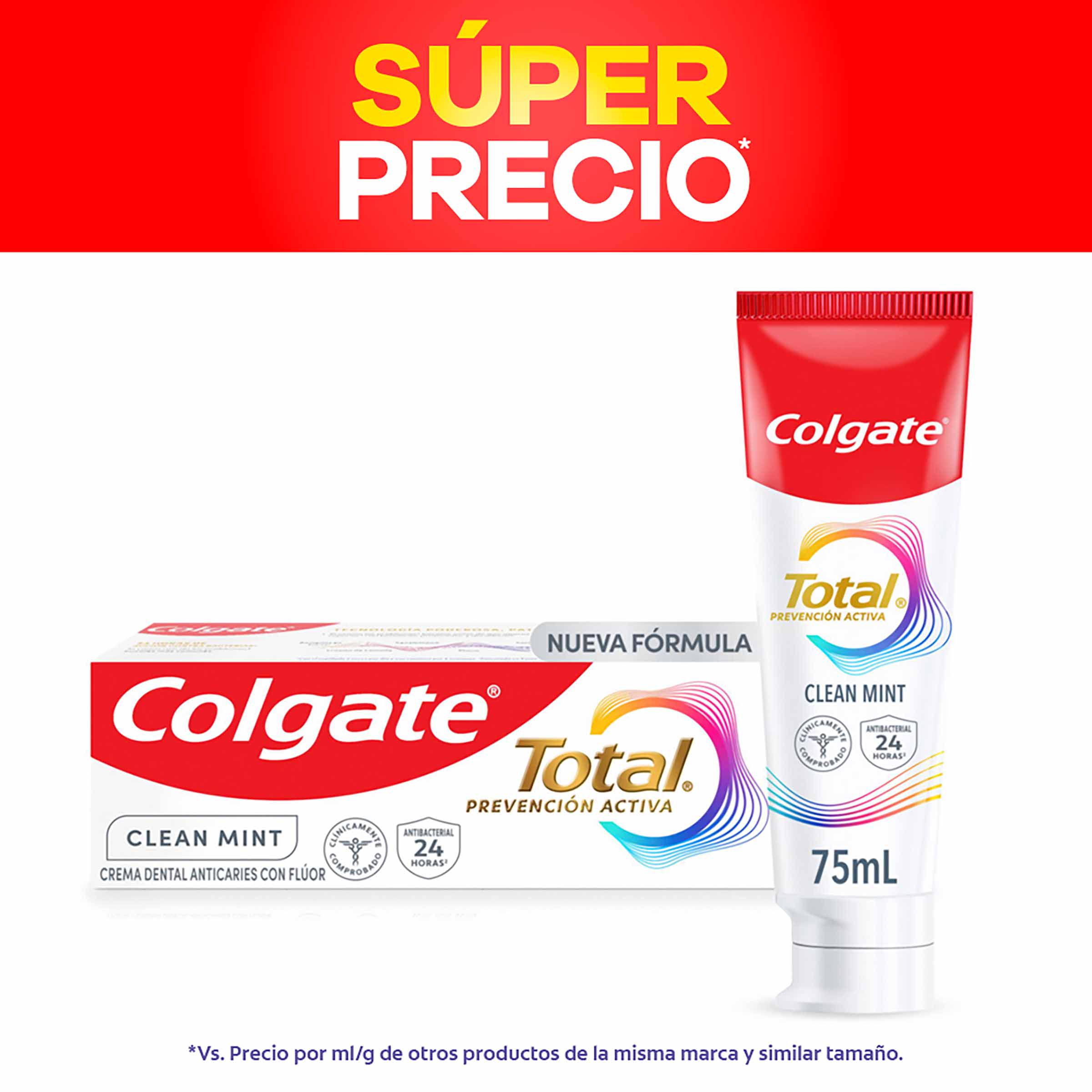Colgate Total 12 Horas – Pasta dental 75 ml