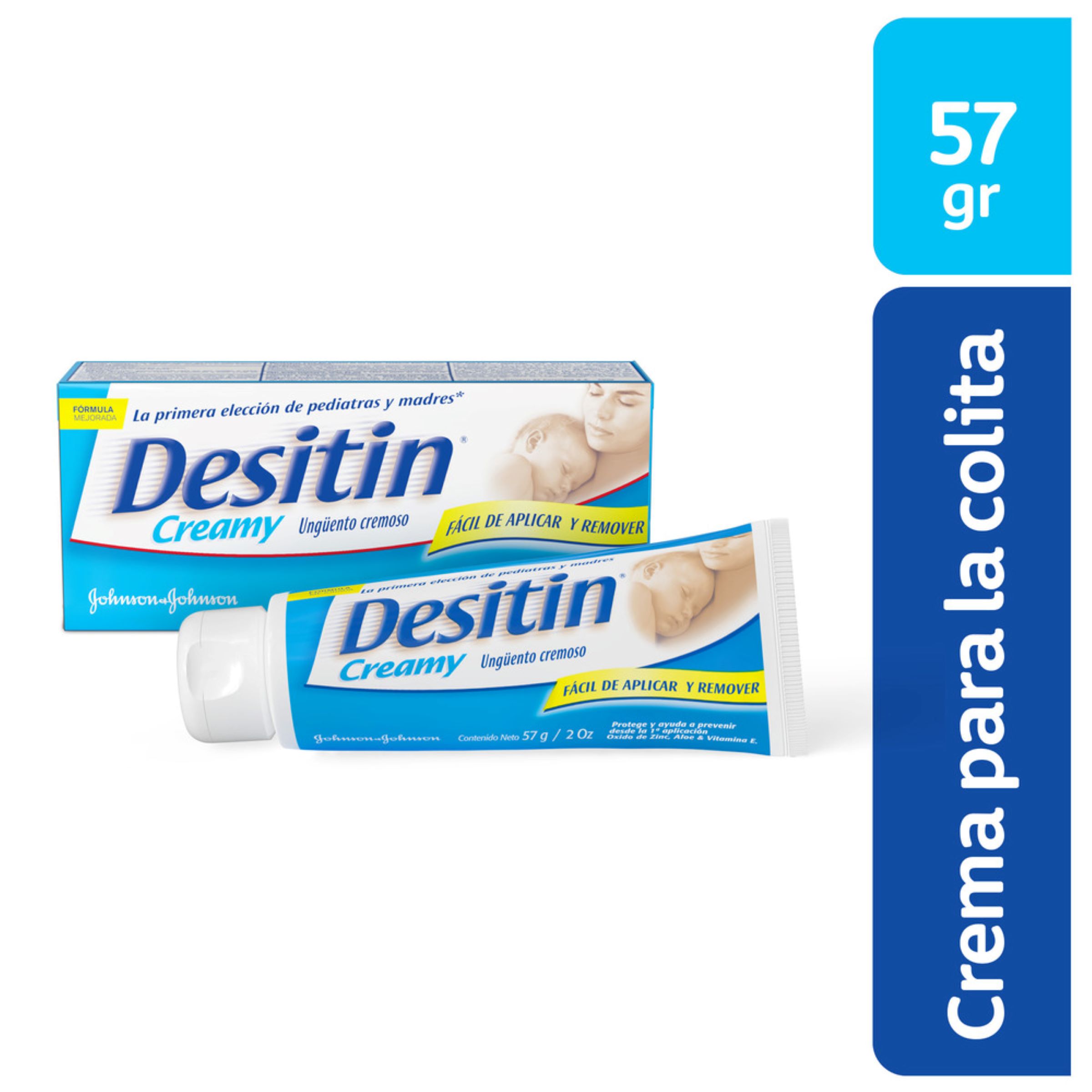 Desitin Creamy Aloe y Vitamina E 57 g