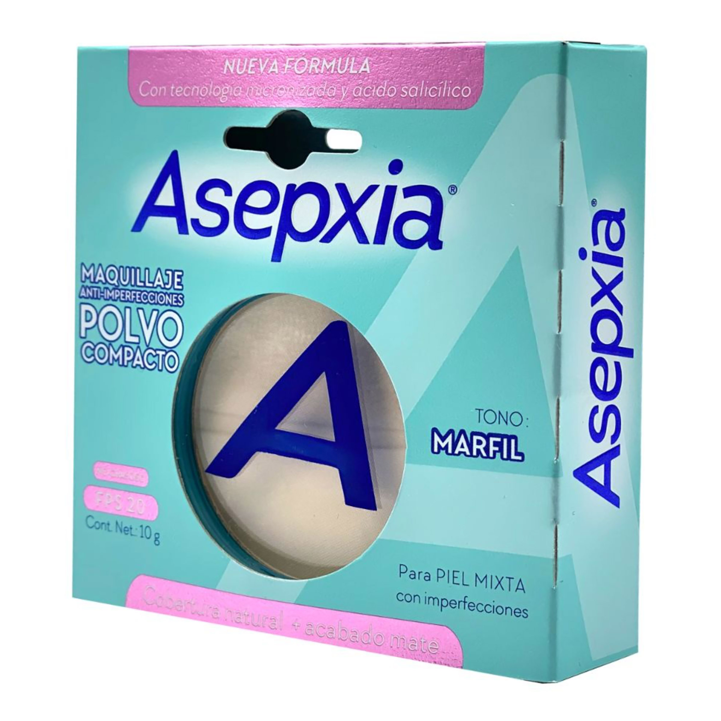 Polvo compacto ASEPXIA BB CL Matee – Genomma