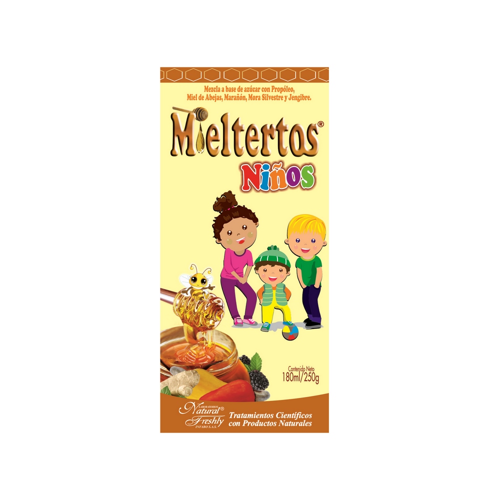 MieltertOS Niños 180 ml – Propóleo y Vitamina C