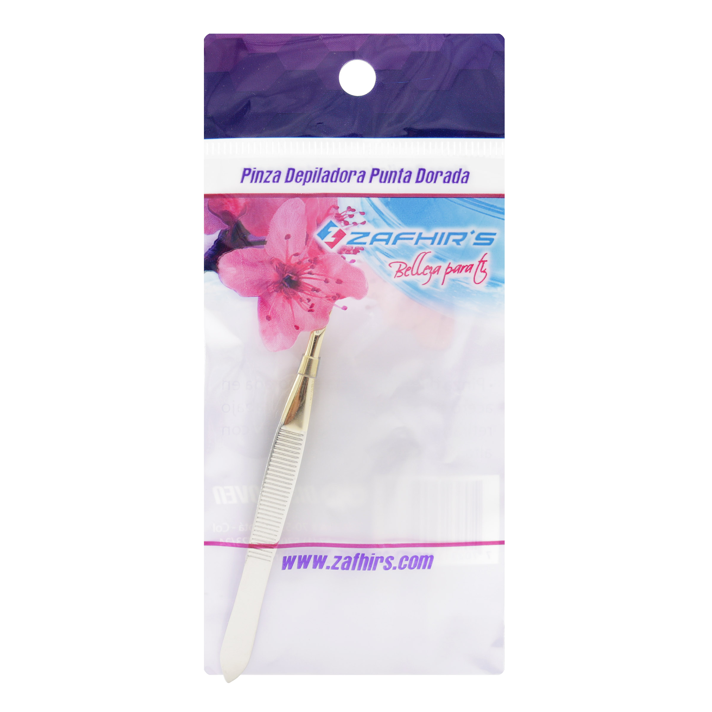 Pinza Depiladora Punta Dorada R554-63
