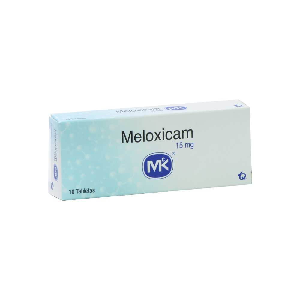 Meloxicam 15 mg 10 tabletas - TECNOQUIMICAS S.A.