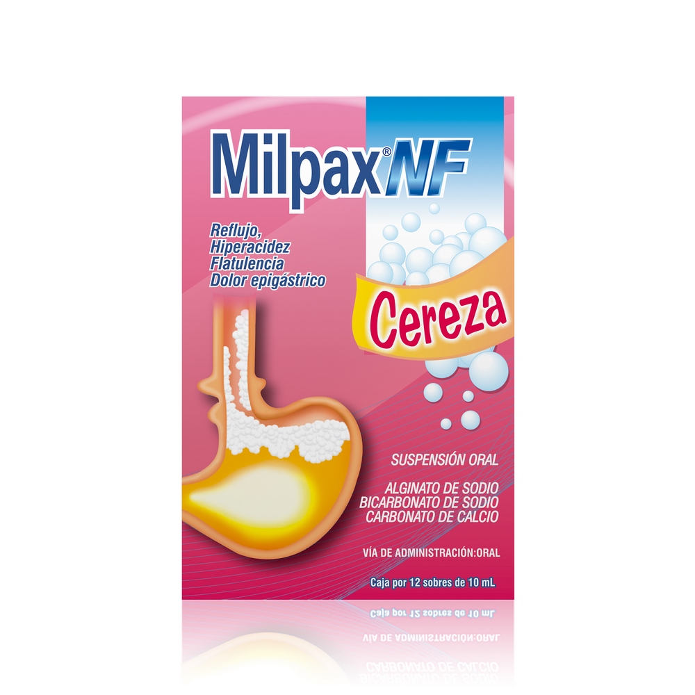 Milpax NF Cereza - solución oral sachet 10 ml