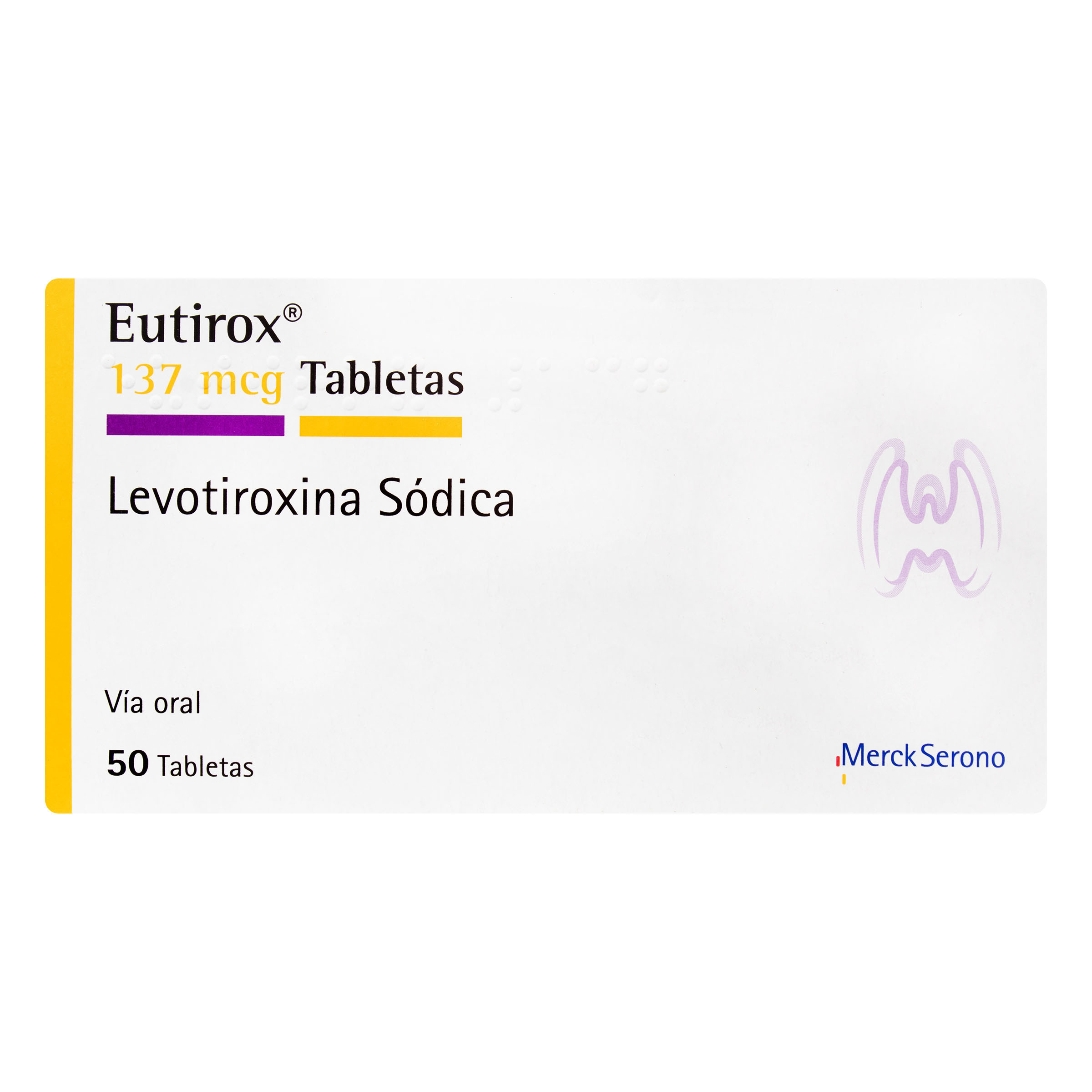 Eutirox 137 mcg – 50 tabletas