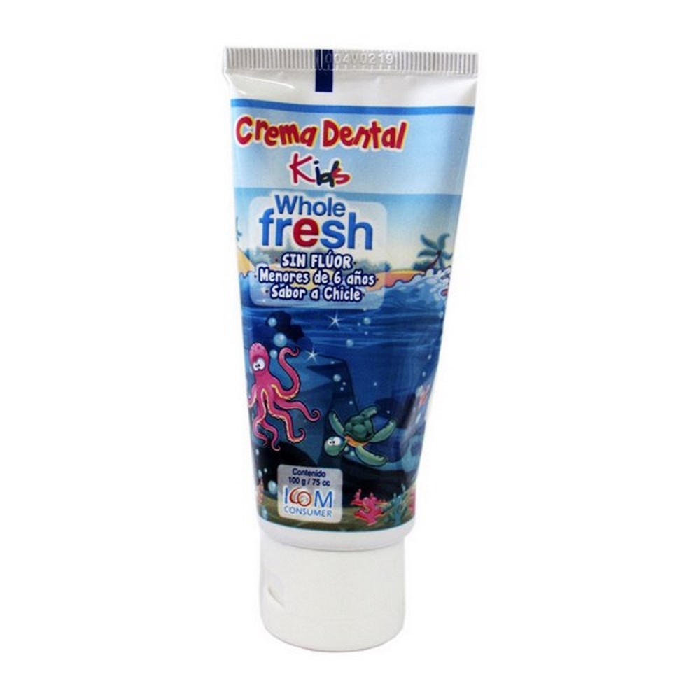 Crema Dental Infantil ICOM S.FLUOR Whole Fresh 100 g