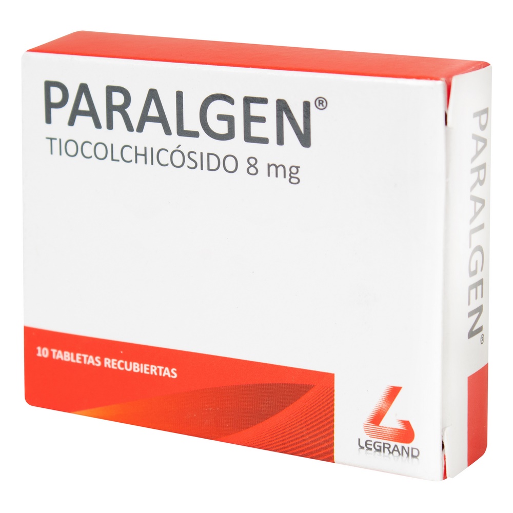 Paralgen – Tiocolchicosido 10 tabletas