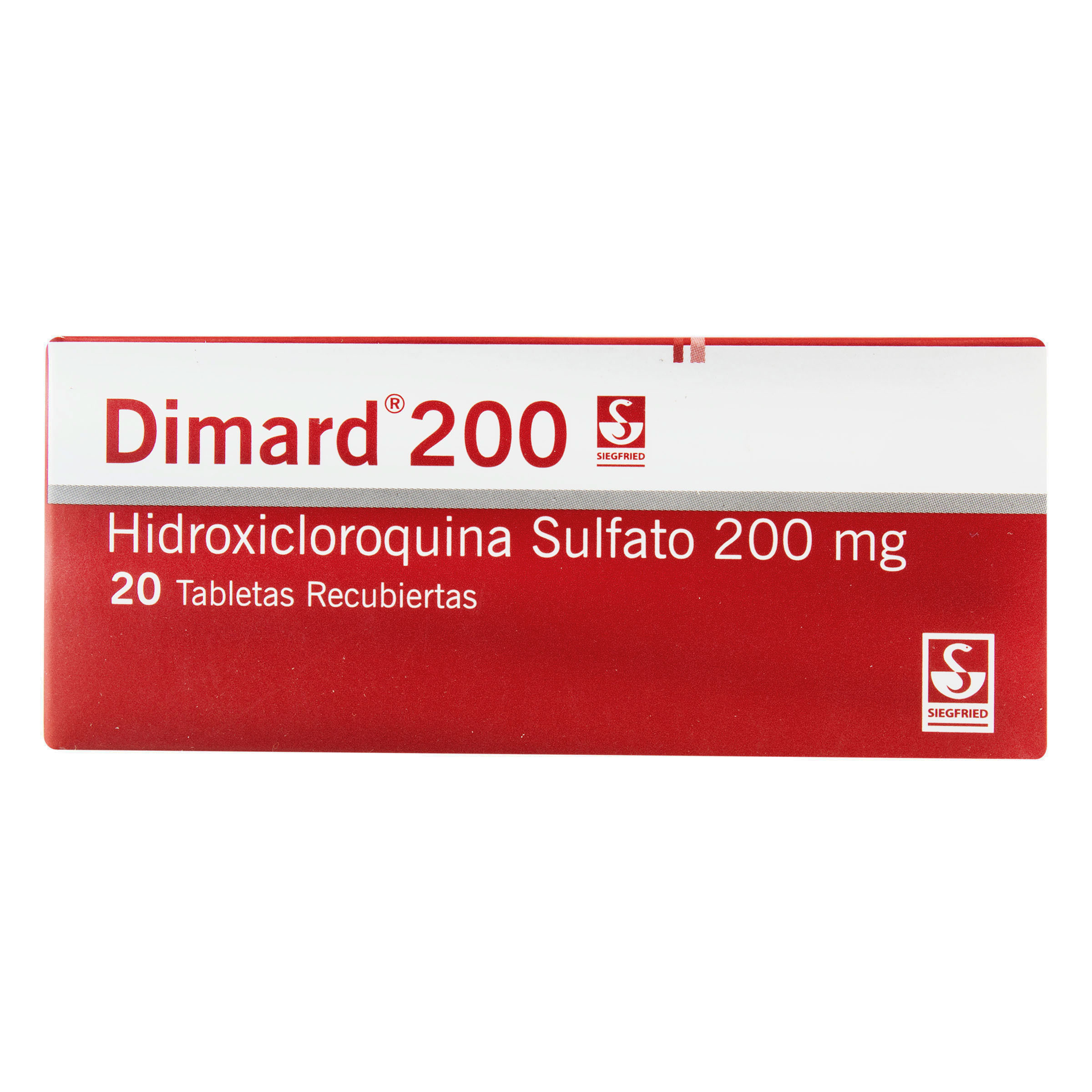 Dimard 200 mg – Hidroxicloroquina (20 tabletas)