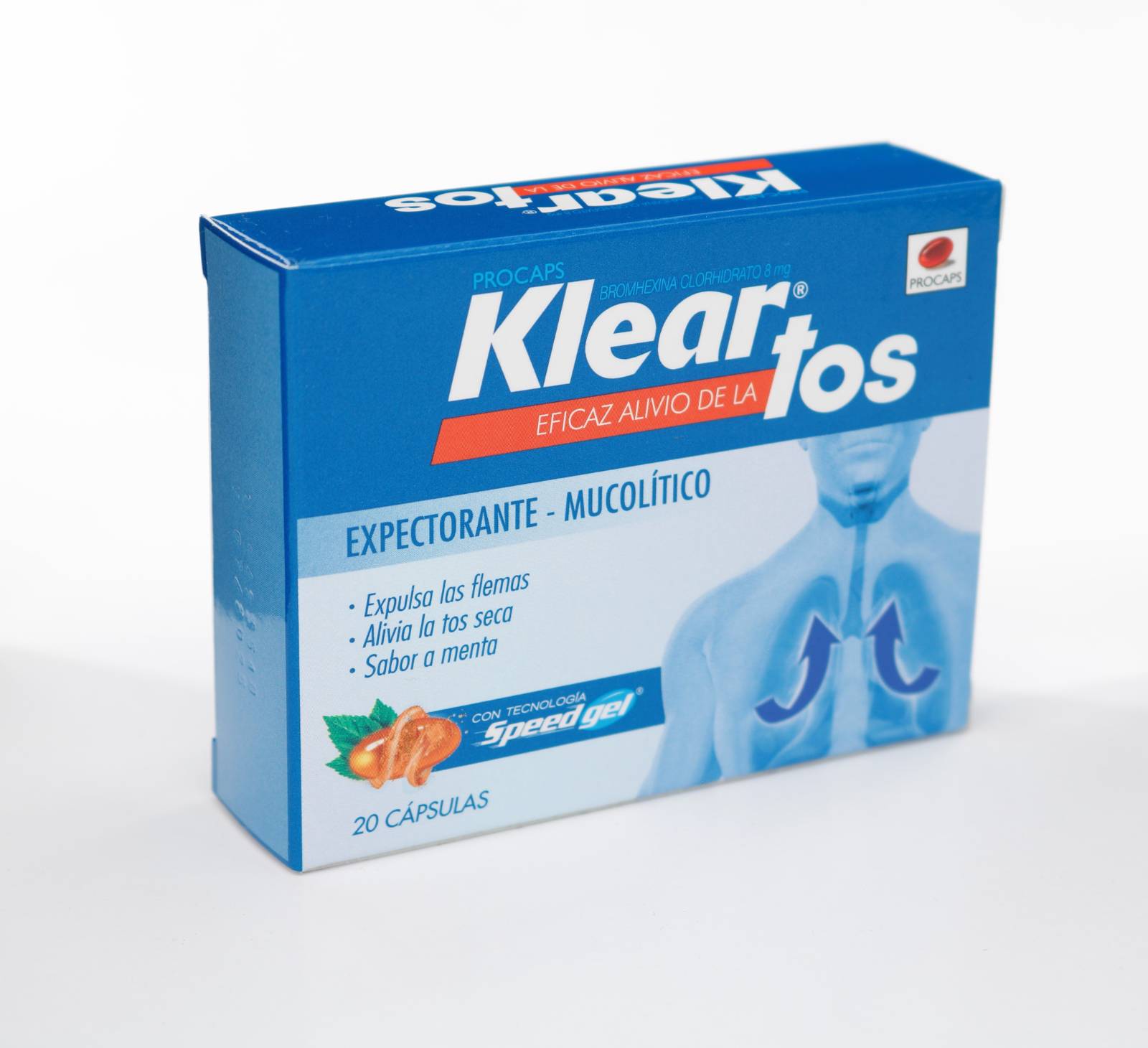 KLEAR 20 cápsulas – bromhexina – EUROFARMA COLOMBIA S.A.S