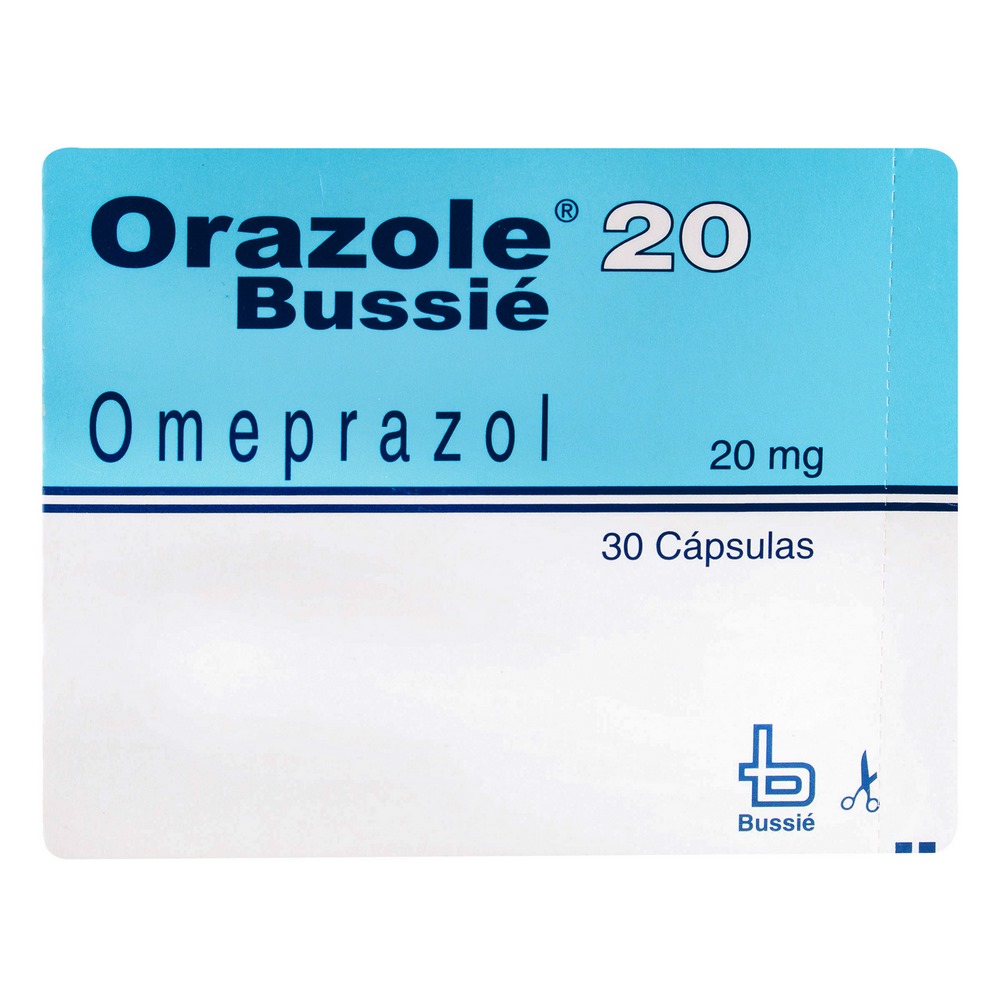 Orazole 20 mg 30 cápsulas – omeprazol