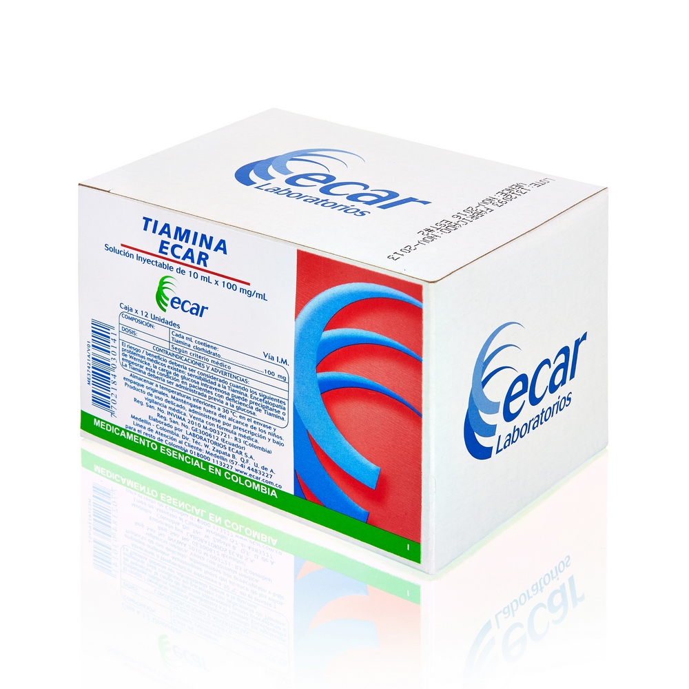 Tiamina 1 g en ampolla 10 mL EC