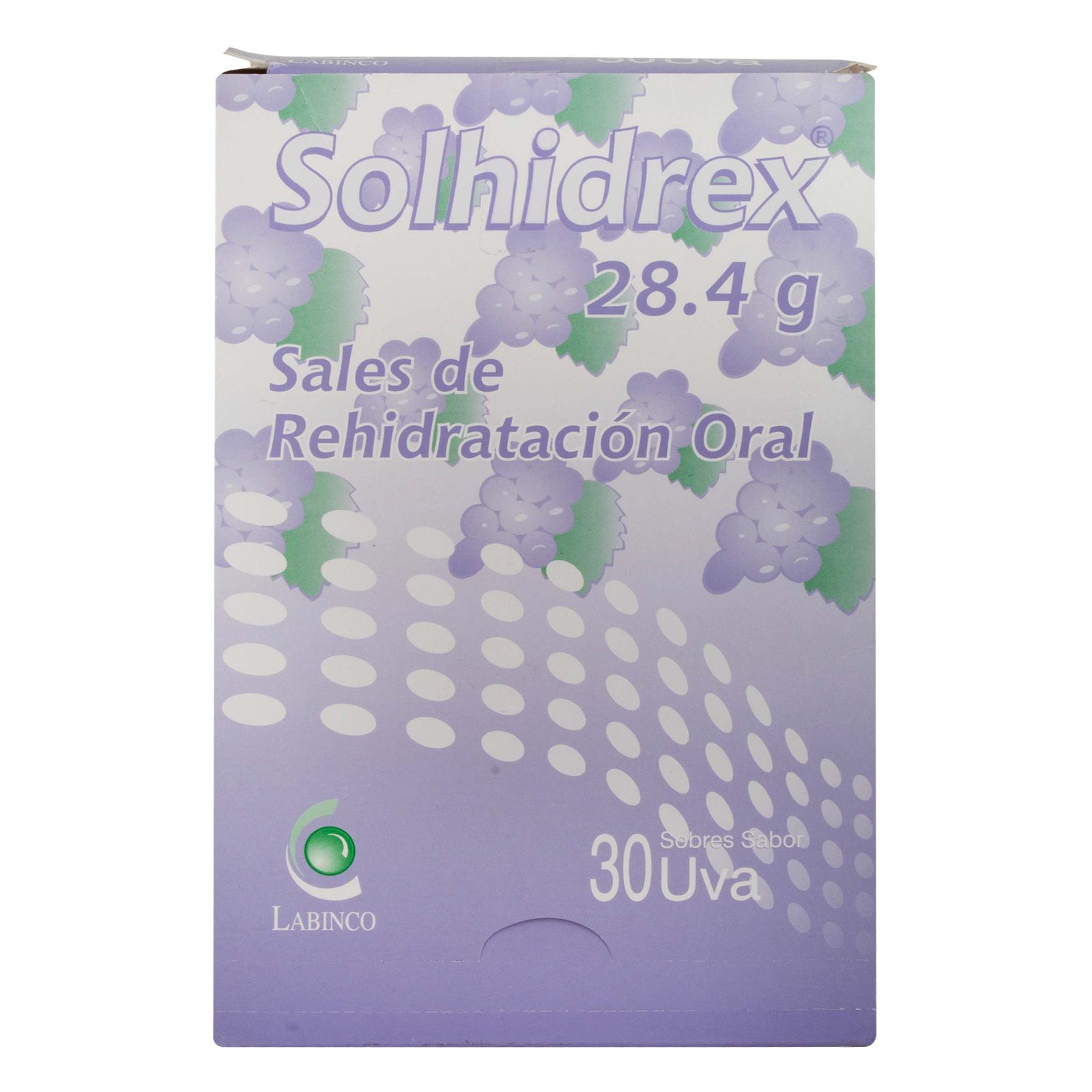 Solhidrex sabor uva – solución electrolítica 30 sobres