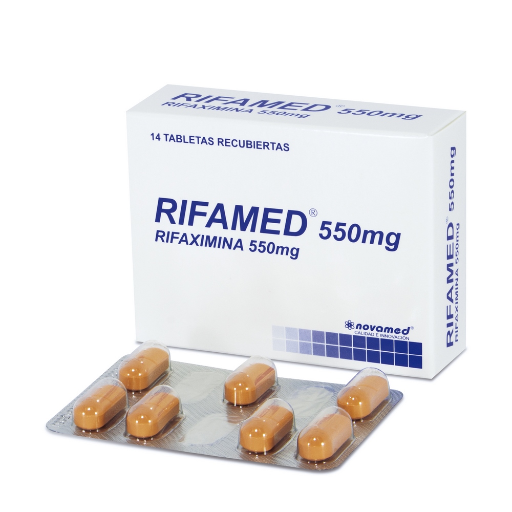 Rifaximina 550 mg – 14 tabletas